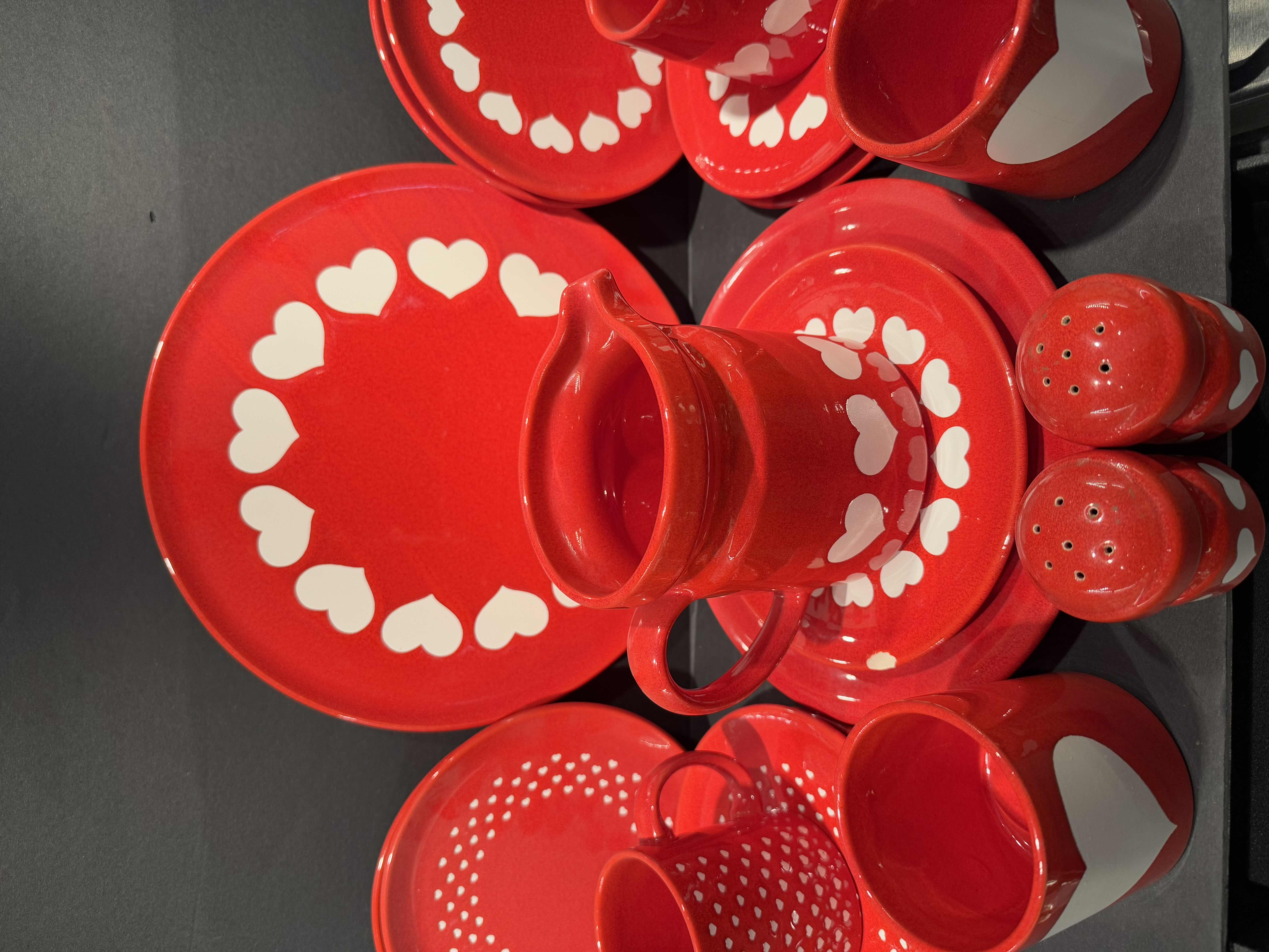 Photo 1 of 21 PIECE VALENTINE DISH SET