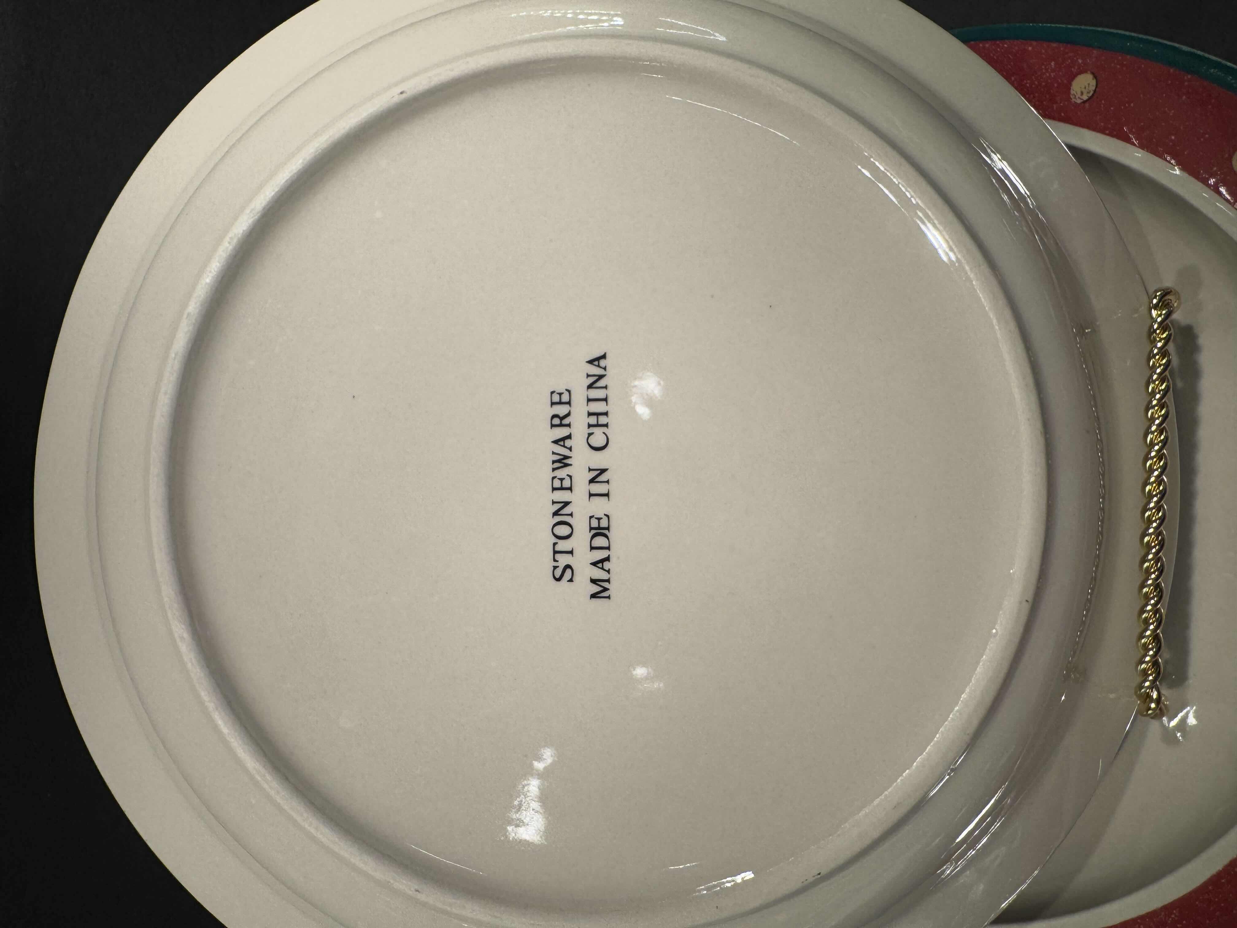 Photo 1 of 8- ROYAL SEASONS STONEWARE 10” DINNER PLATES