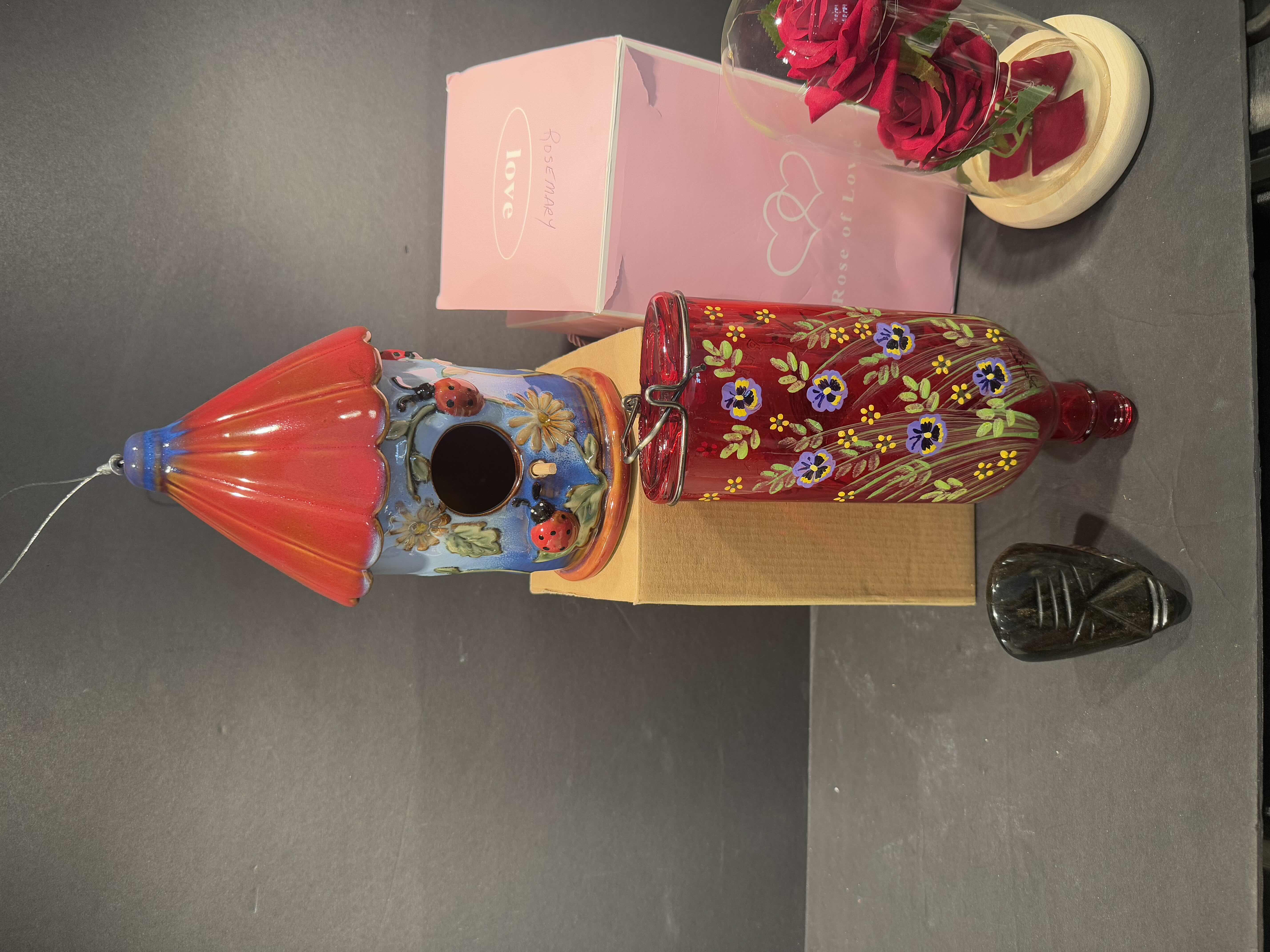 Photo 1 of 4-ASSORTED INDOOR/OUTDOOR HOME DECOR ITEMS 