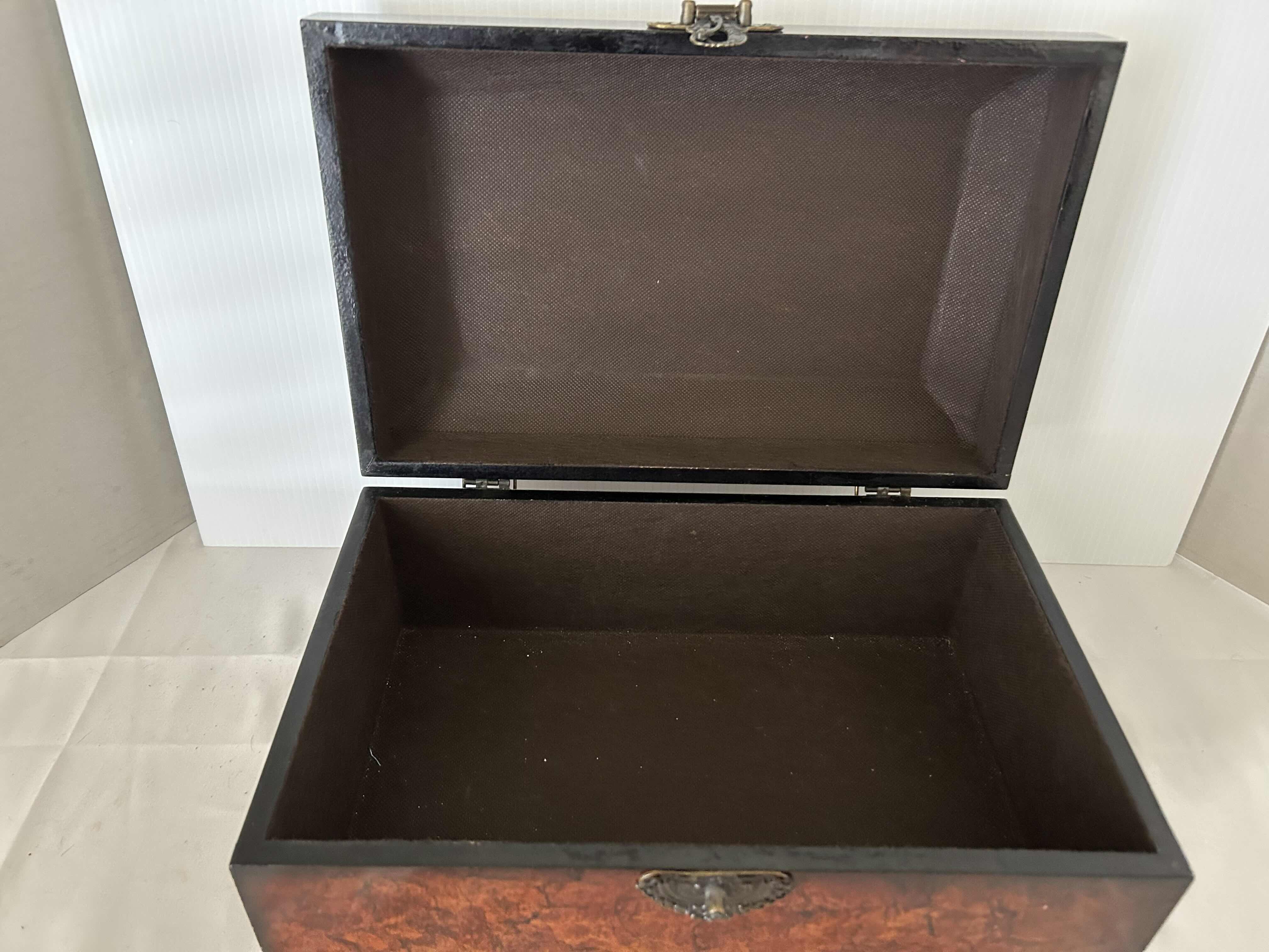 Photo 1 of 2 WOODEN VINTAGE JEWELRY BOXES