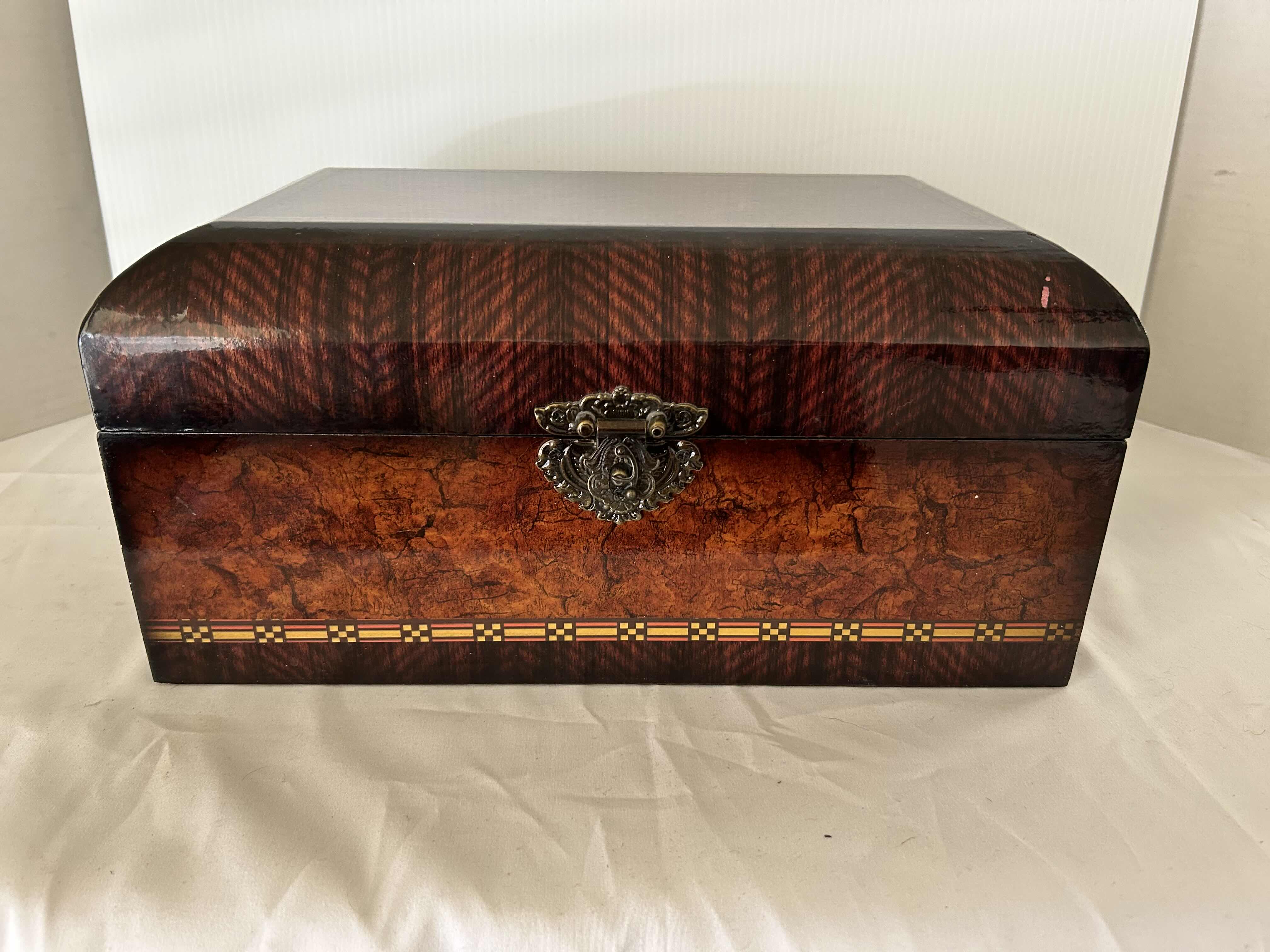 Photo 1 of 2 WOODEN VINTAGE JEWELRY BOXES