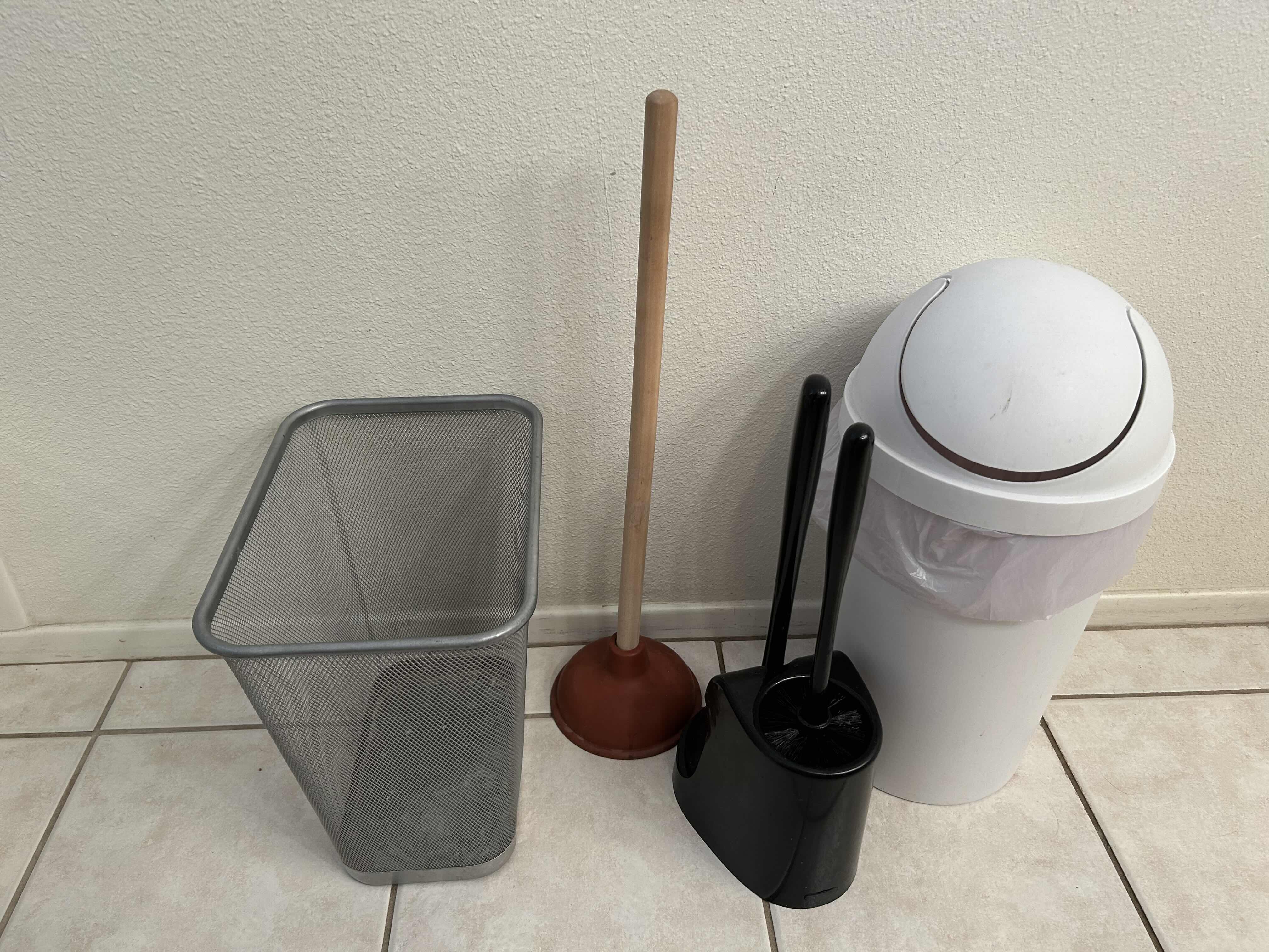 Photo 1 of 3 SMALL TRASH CANS