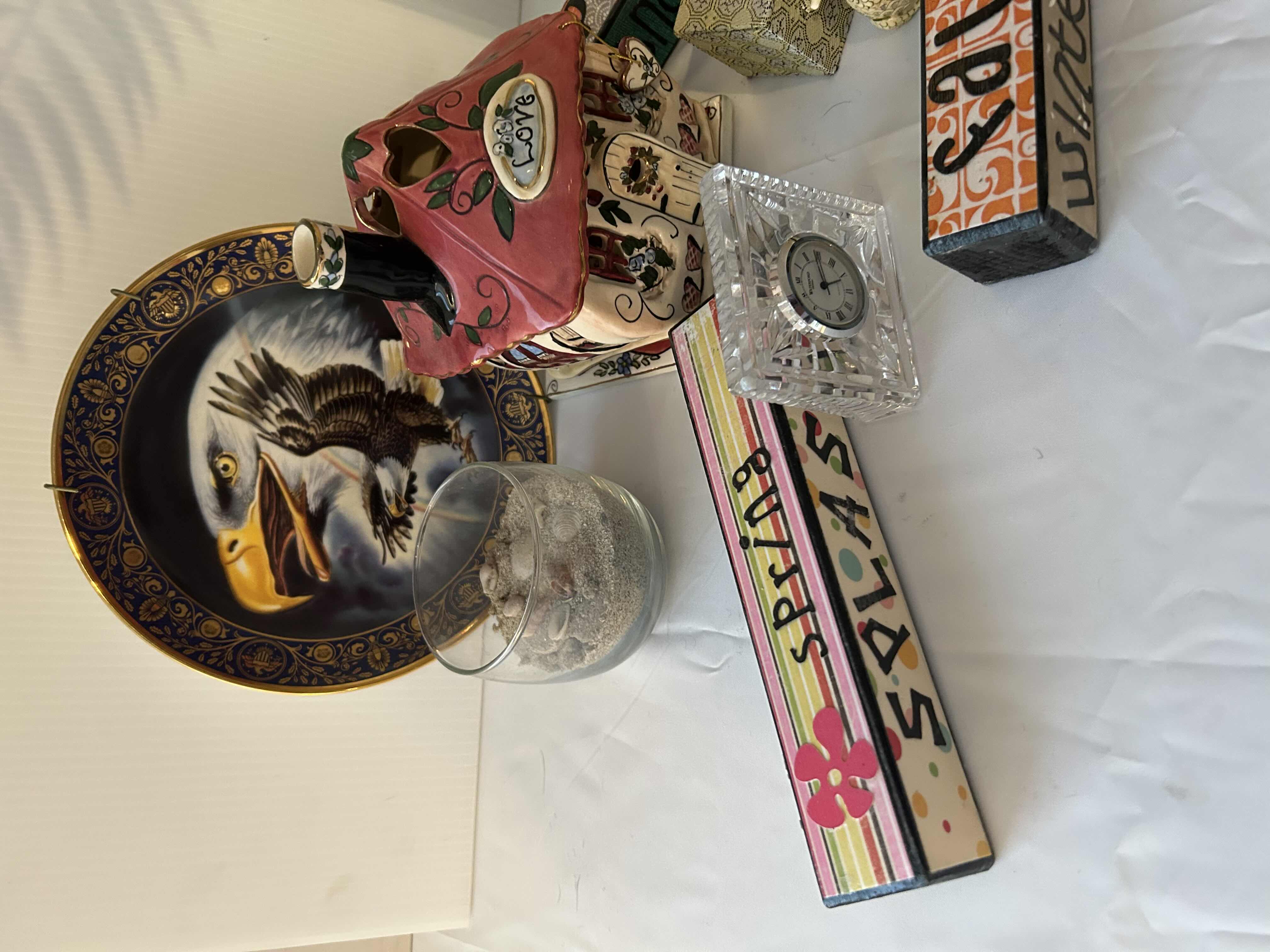 Photo 1 of 9 HOME DECOR ITEMS- VASE GOLD H12”