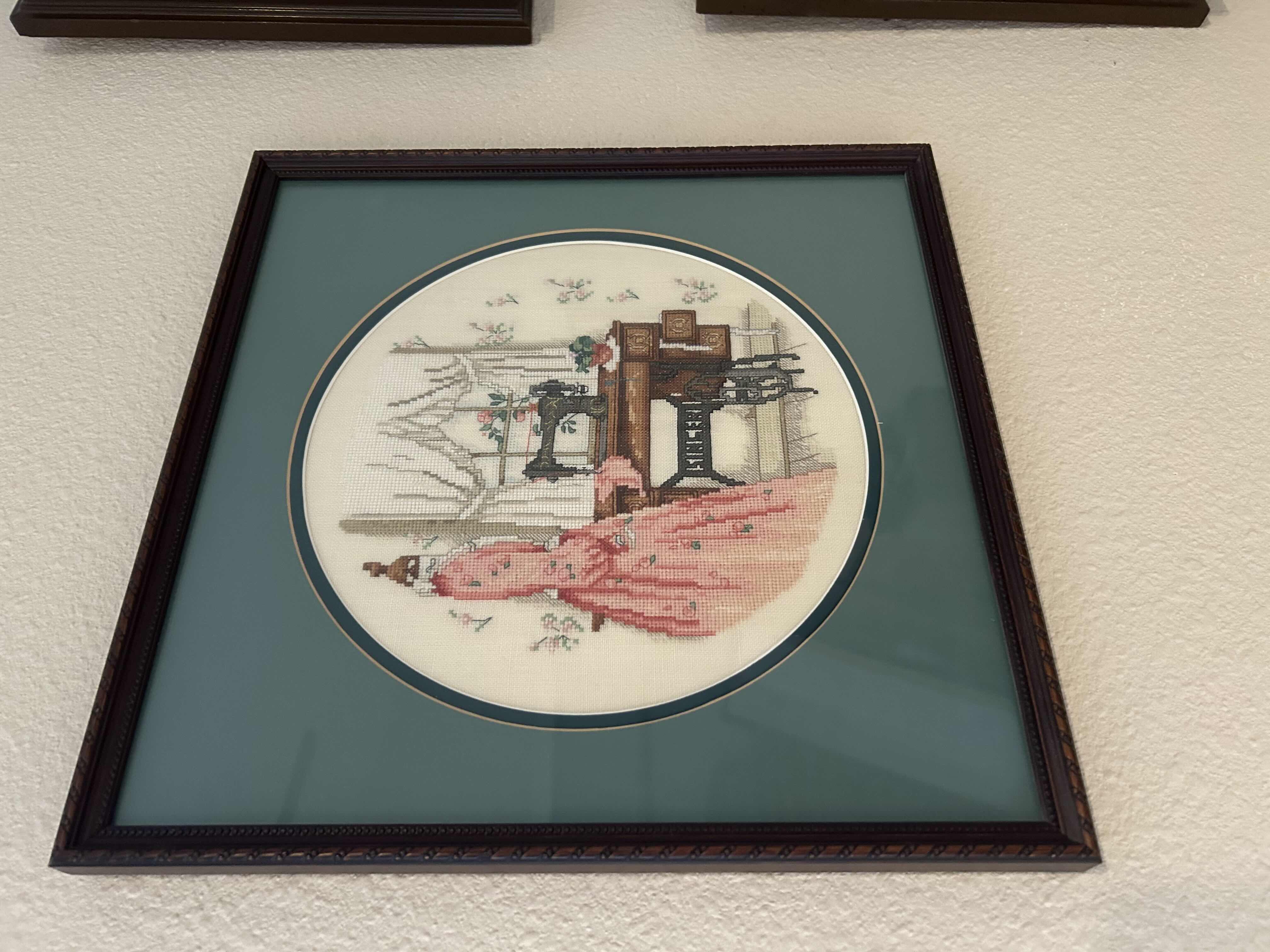 Photo 4 of 4-CROSS-STITCH WALL ARTWORK 12” X 12”
13” X 16” and 15” X 15”