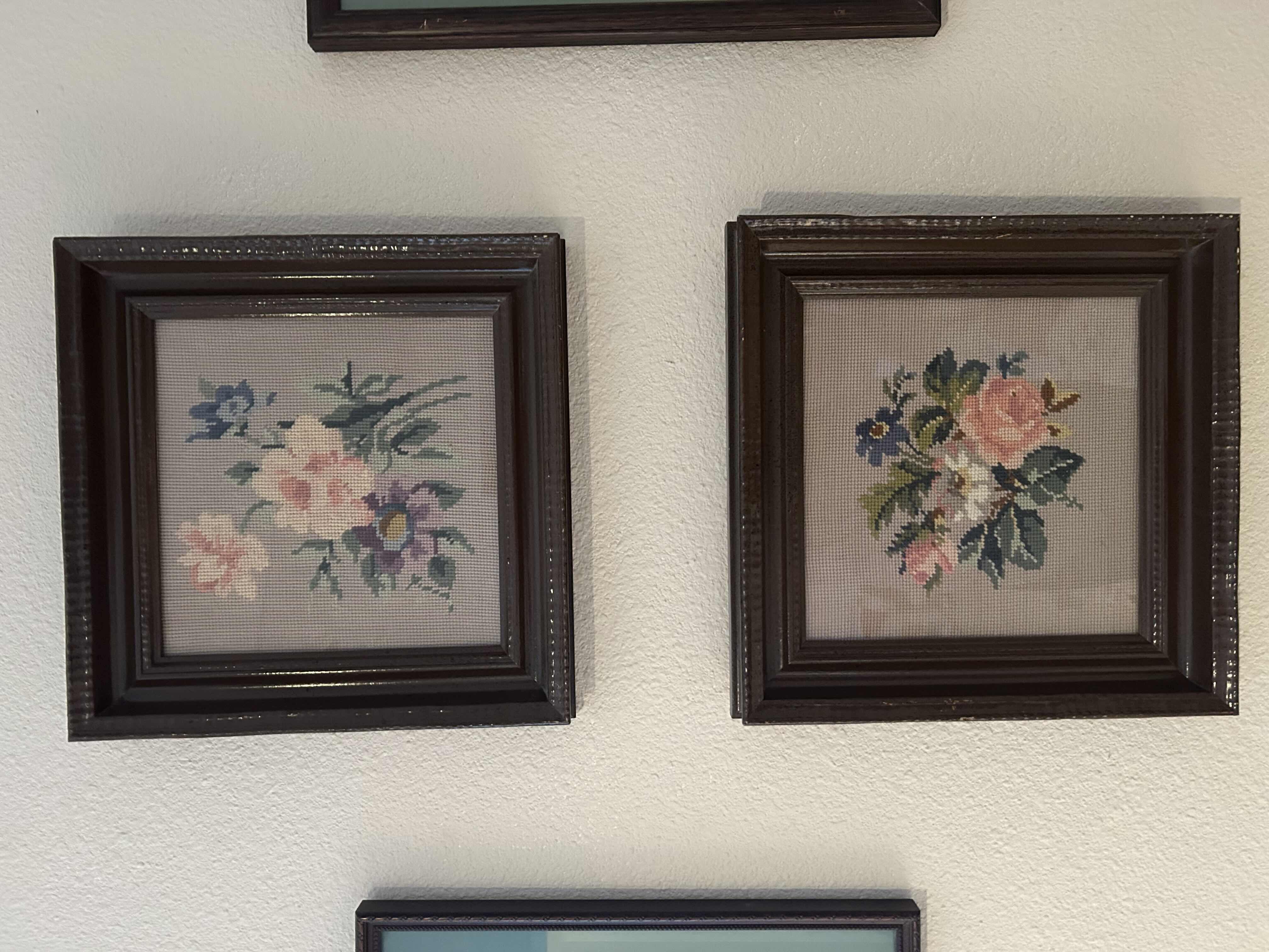 Photo 2 of 4-CROSS-STITCH WALL ARTWORK 12” X 12”
13” X 16” and 15” X 15”