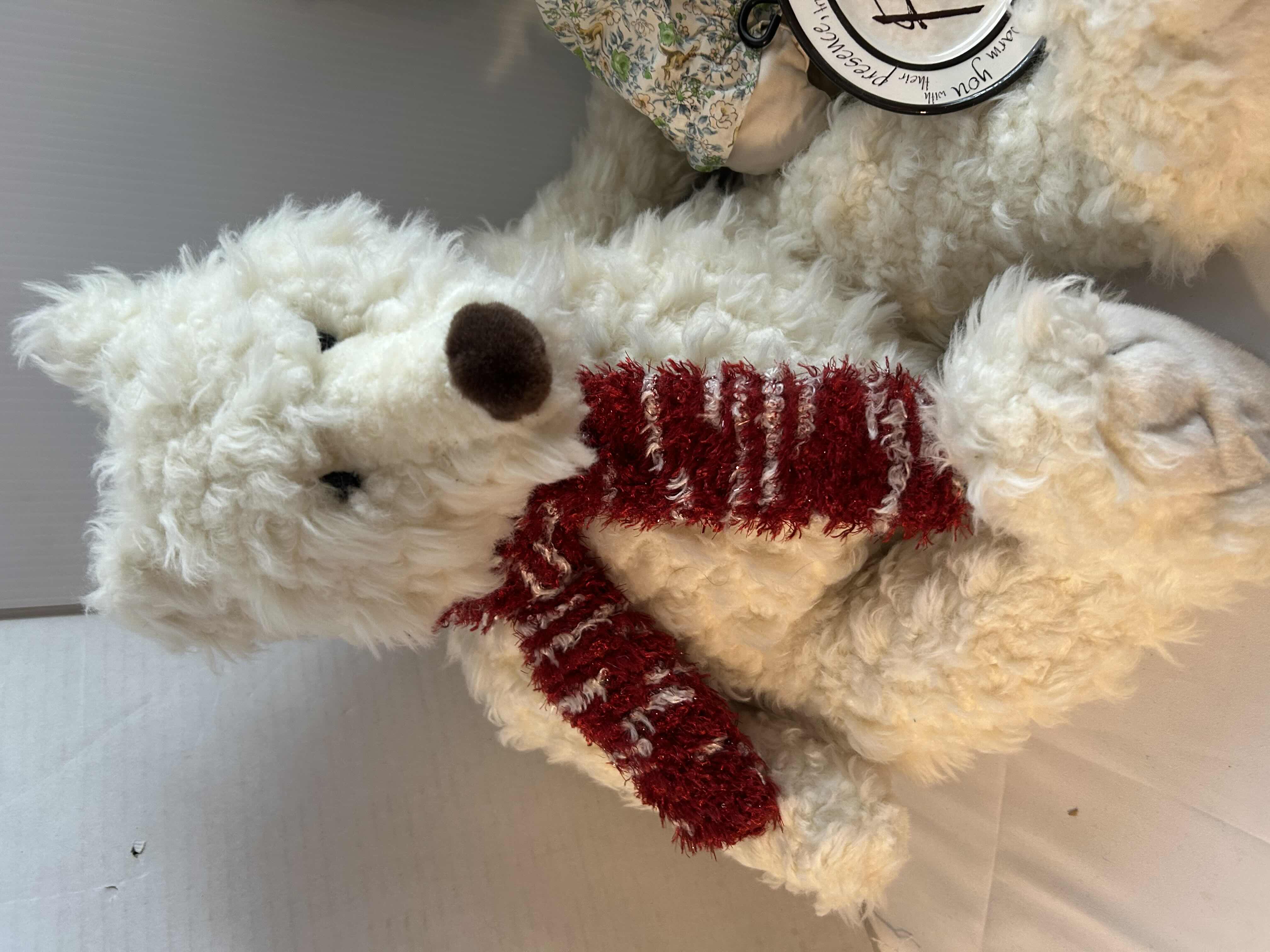 Photo 1 of 3-STUFFED ANIMALS. VINTAGE RAGEDY ANN AND 1 GUND BEAR