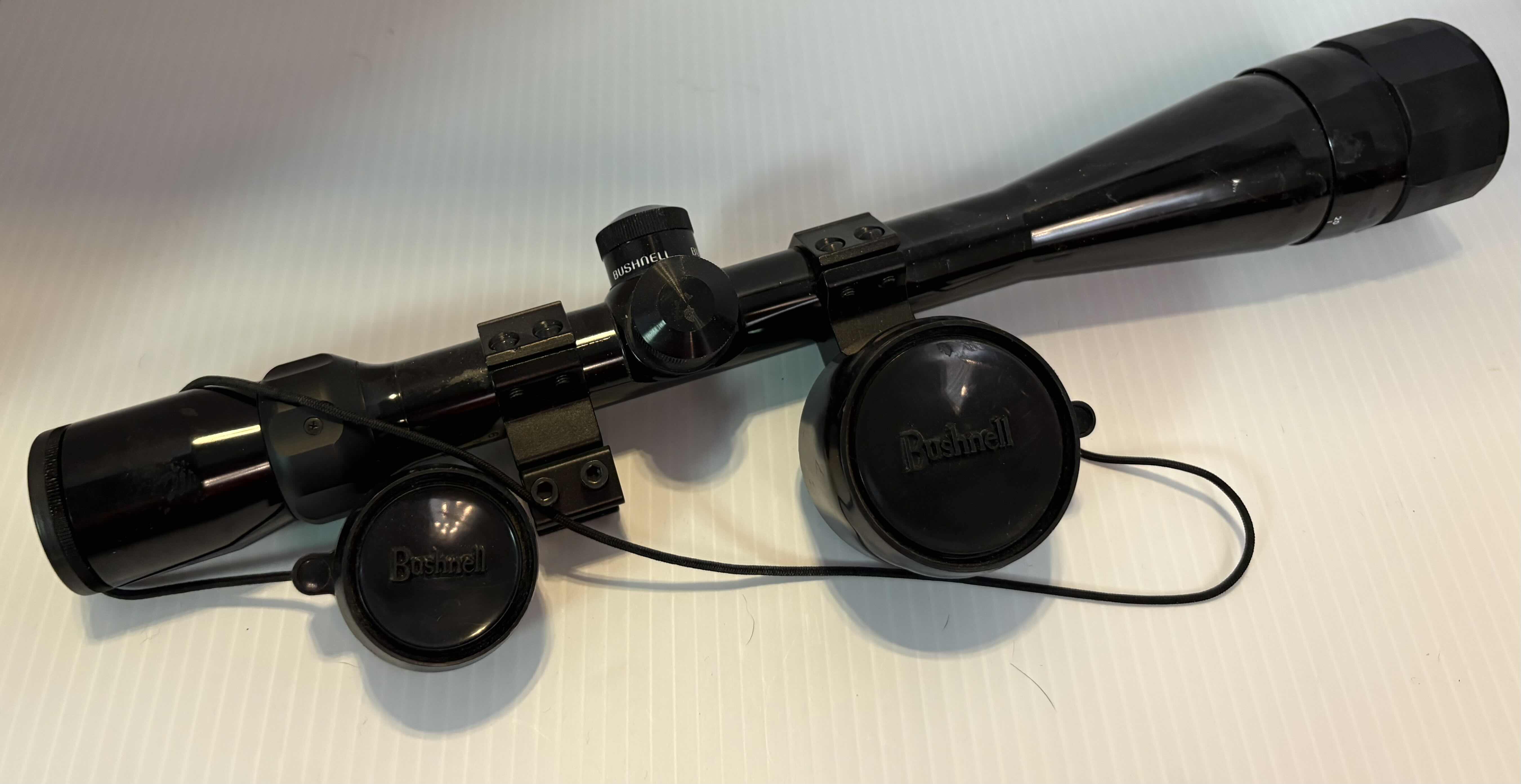 Photo 1 of BUSHNELL RIFLE SCOPE. SPORTSMAN SCOPE. GUNS AND FIREARMS ACCESSORIES.