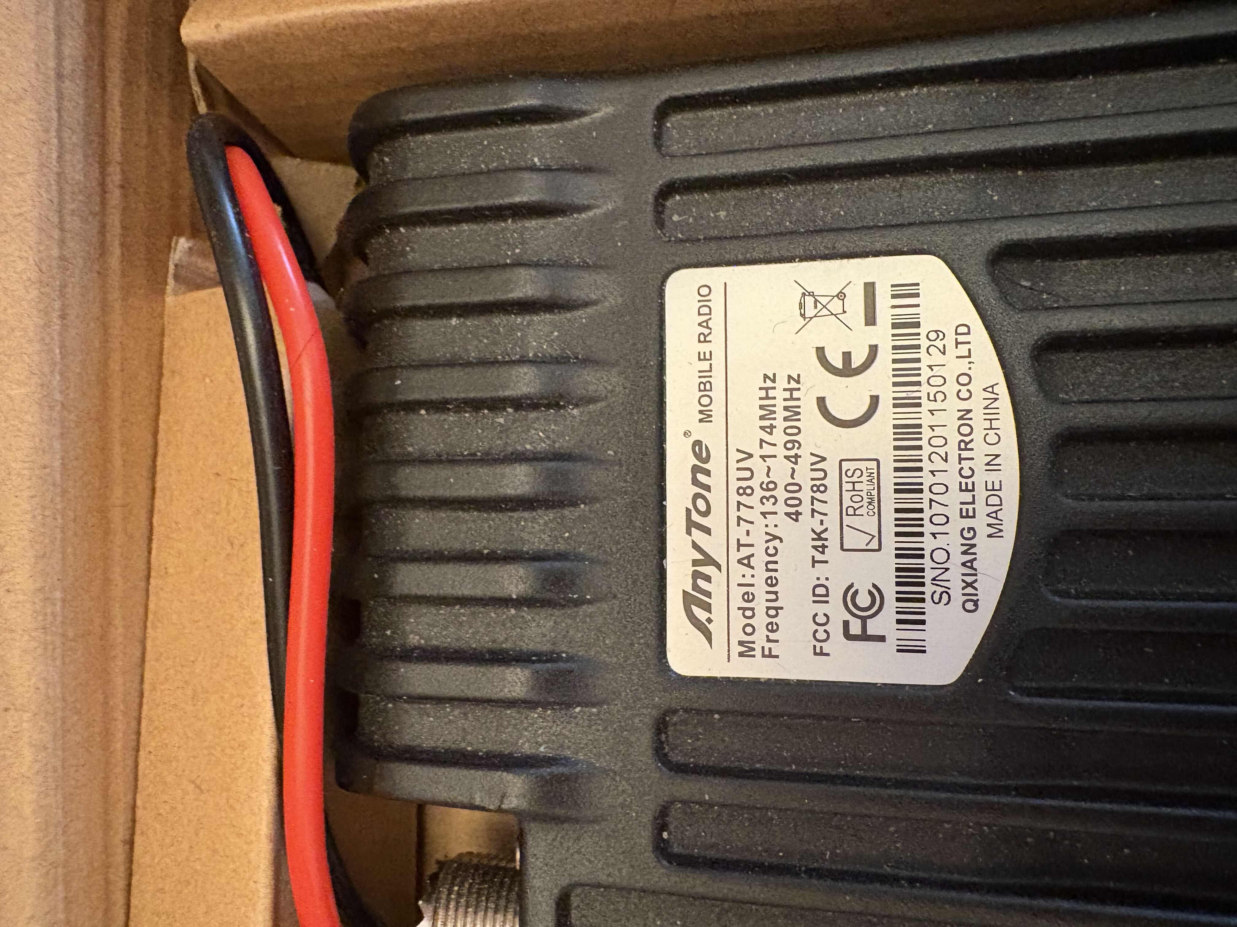 Photo 1 of BRAND NEW ANYTONE MOBILE RADIO