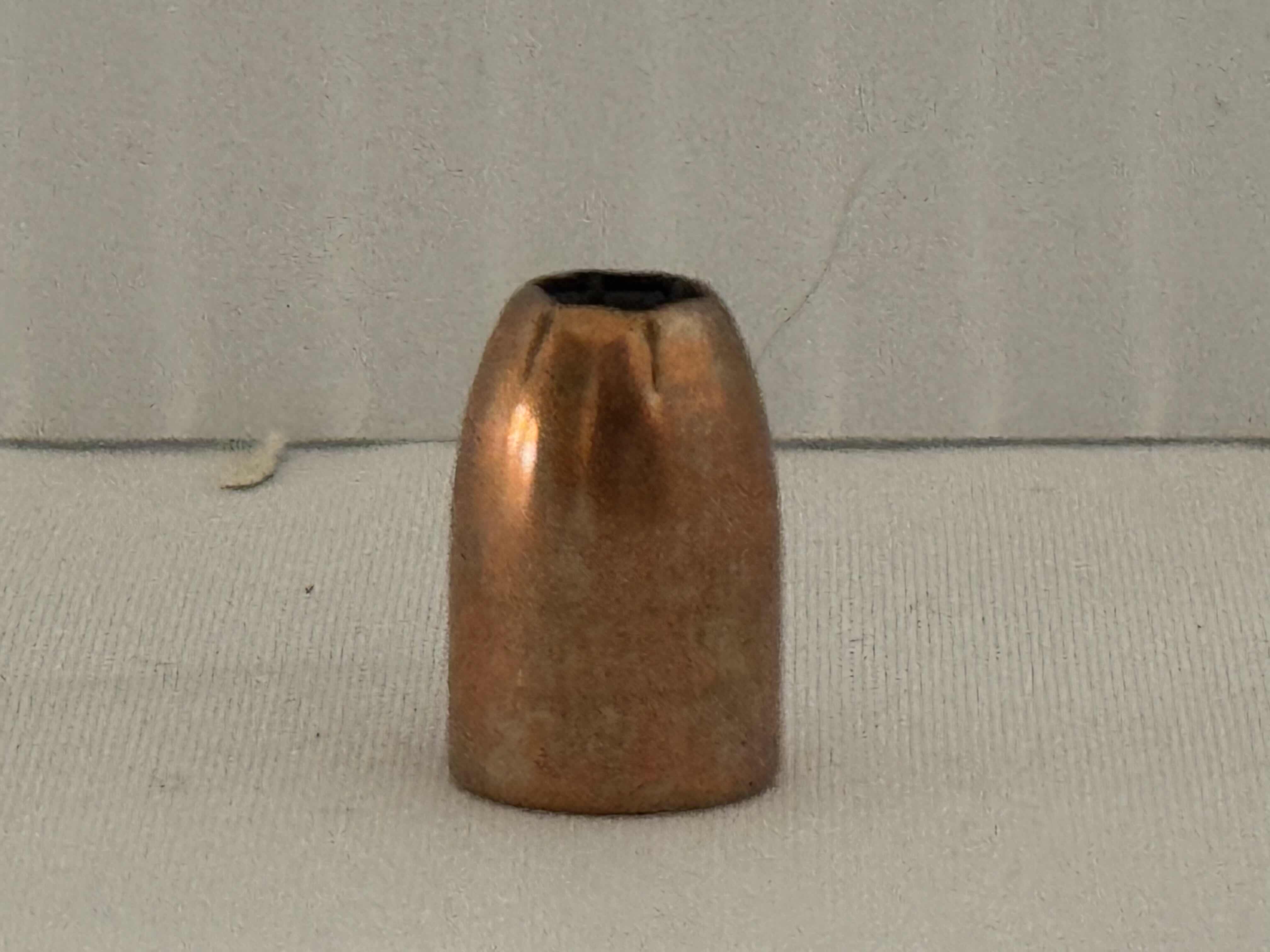 Photo 1 of BOX OF 9MM .355 115GR COPPER FMJ PROJECTILES-FIREARMS, BULLET PARTS FOR 9MM GUN.