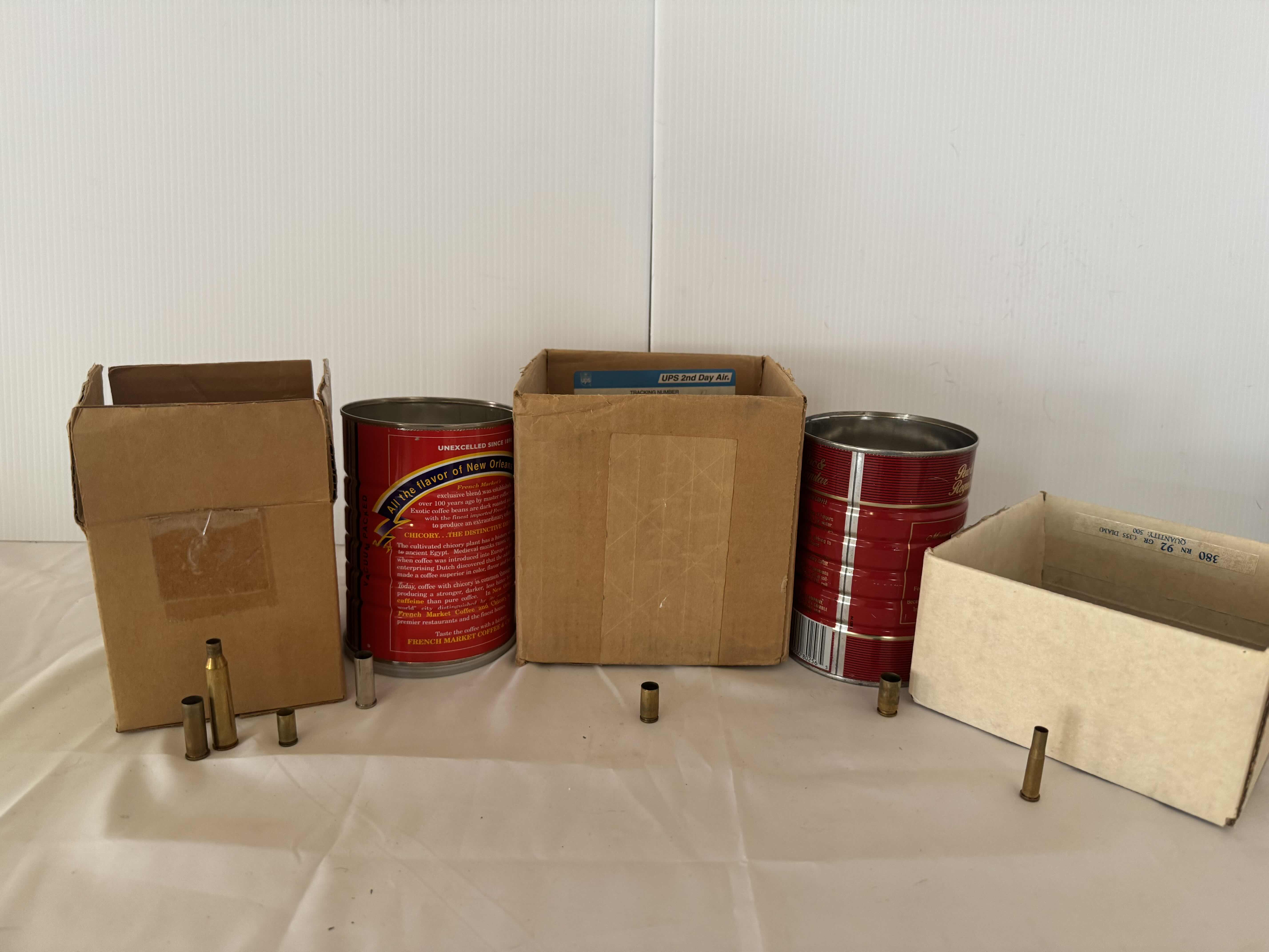 Photo 1 of ASSORTED SHELL CASINGS-AMMUNITION ACCESSORIES FOR FIREARMS.