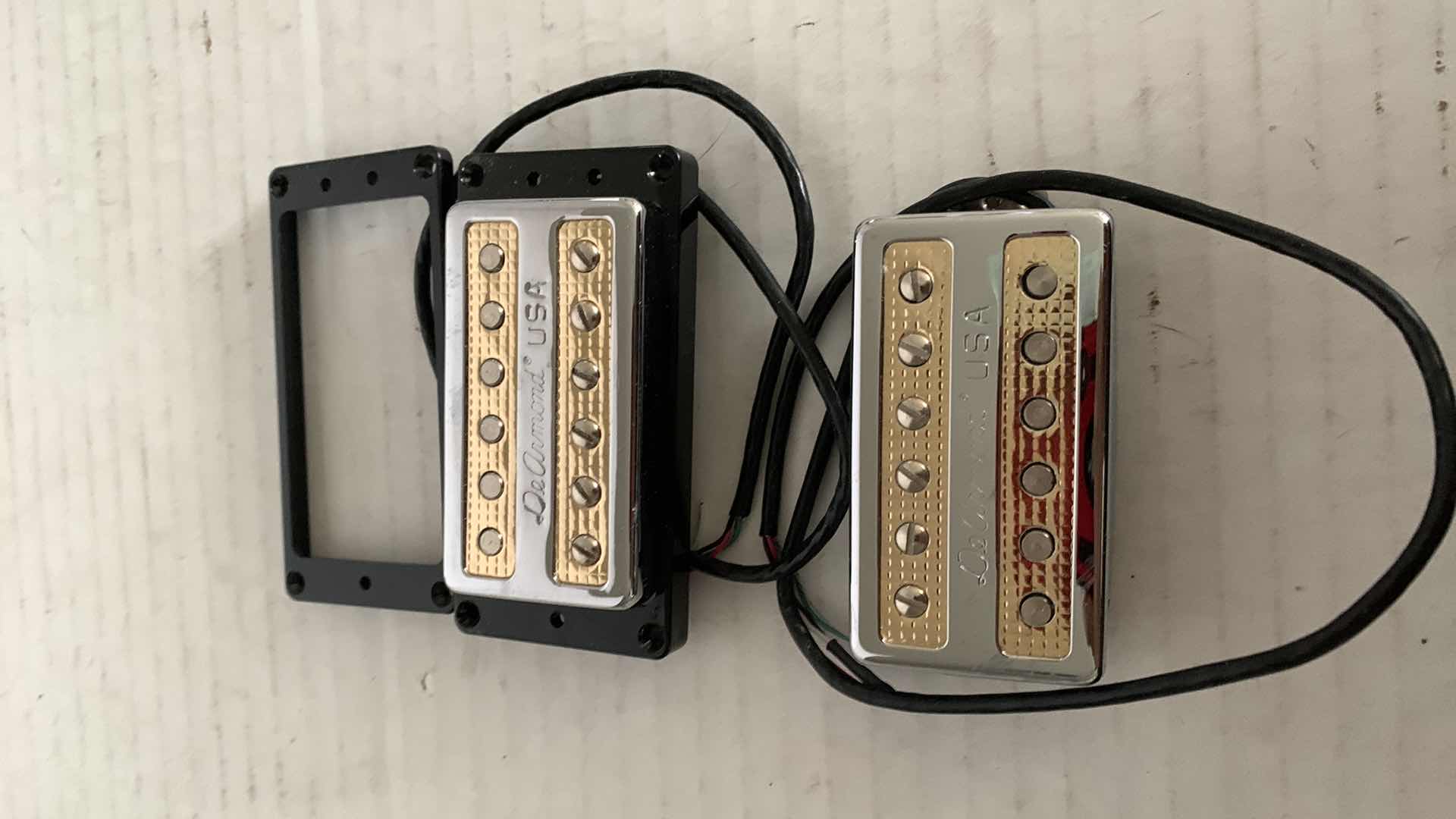 Photo 1 of 2-DEARMOND GOLD TONE HUMBUCKER ELECTRIC GUITAR PICK UPS