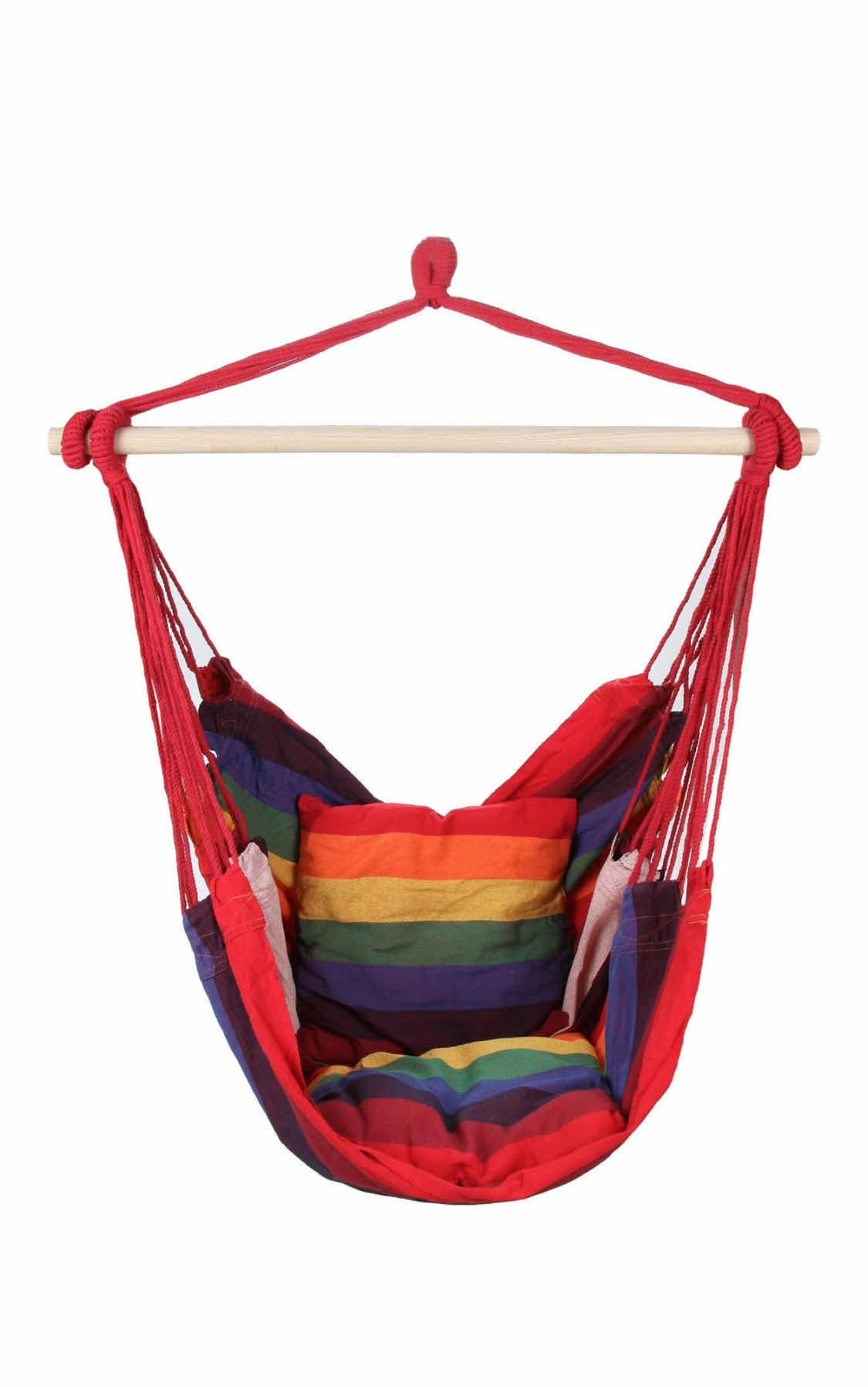 Photo 1 of BRAND NEW CASE OF HAMMOCK PATIO CHAIR, HANGING PORCH SWING, MULTI COLOR
PRODUCT DIMENSIONS 

38.38"x 15.13"