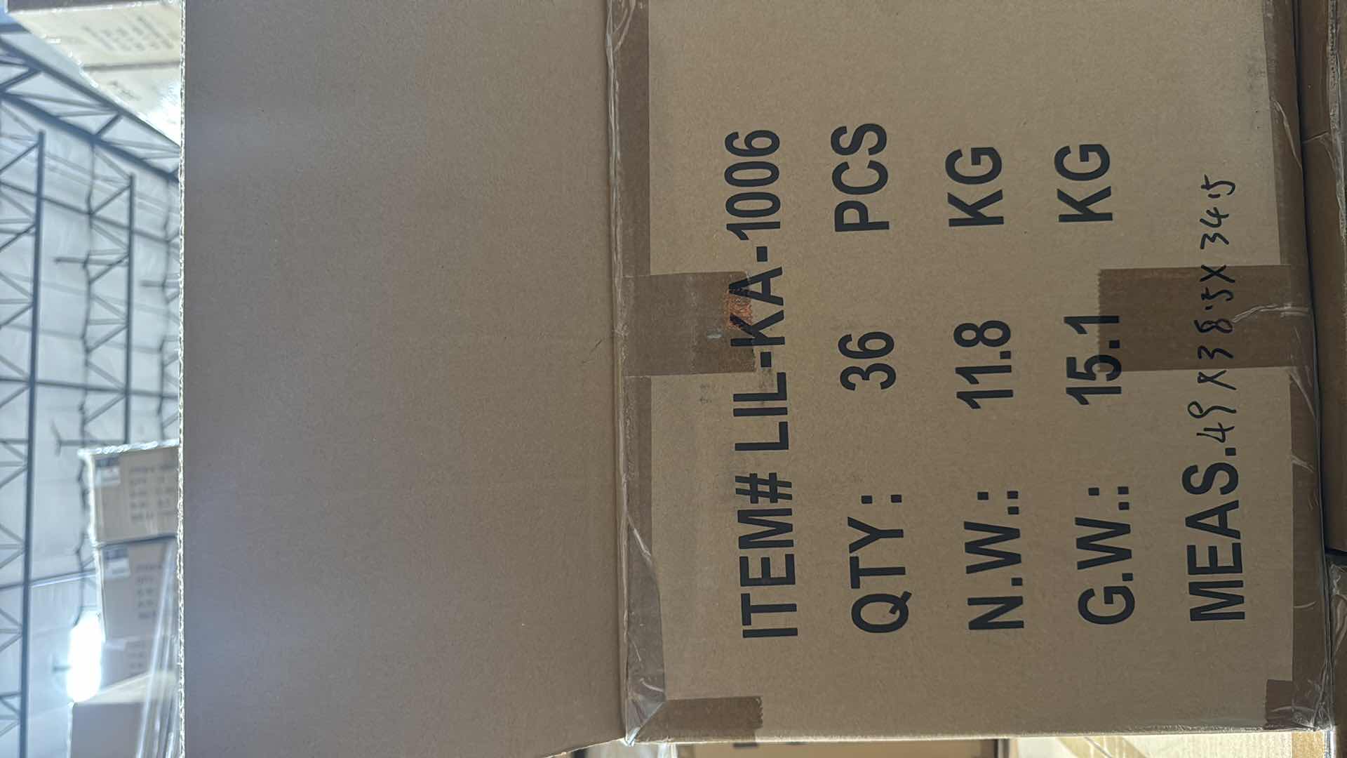 Photo 1 of BRAND NEW CASE OF COSMETIC ORGANIZER , ACRYLIC, CLEAR