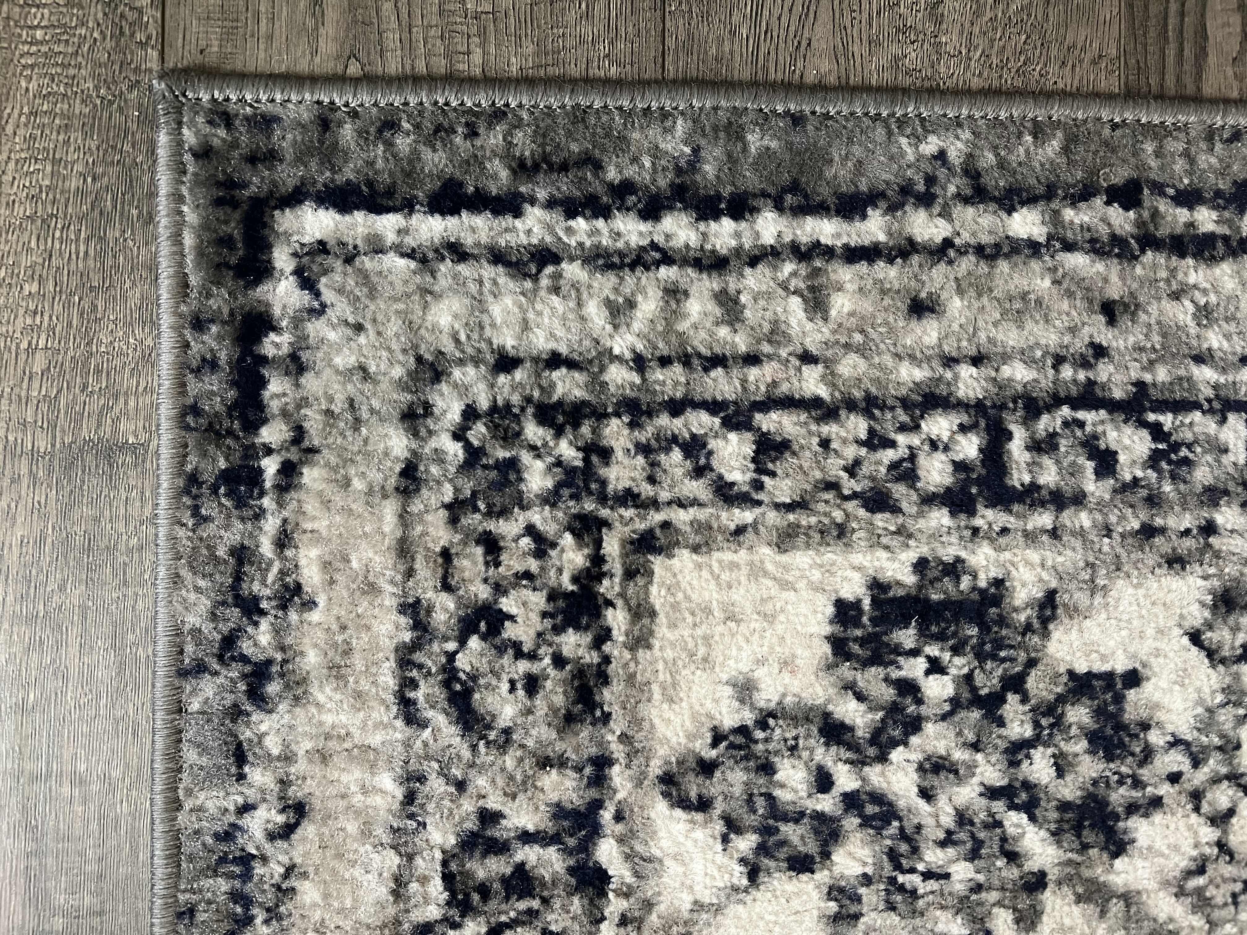 Photo 3 of FREYA 8x10 FROM RUGS AMERICA. BLACK GREY ABS CREAM.