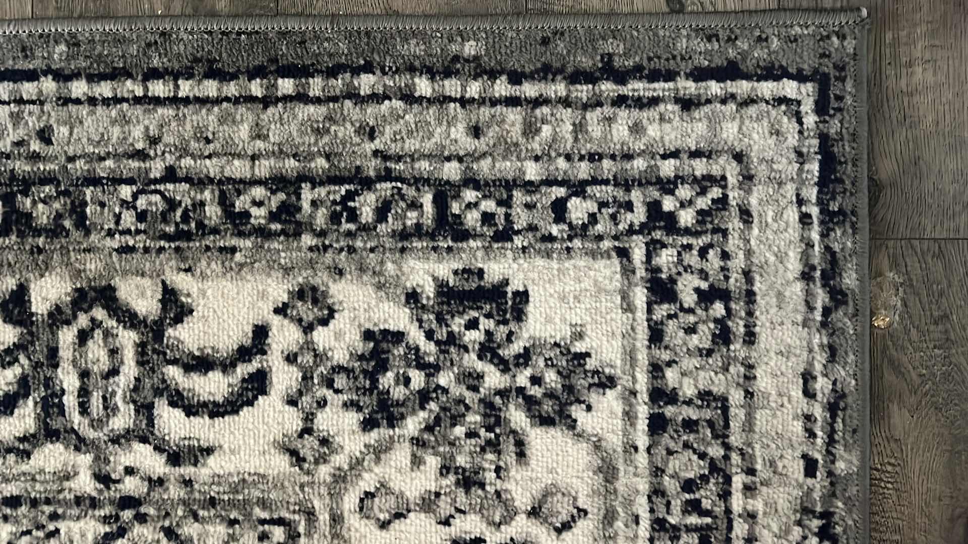 Photo 1 of FREYA 8x10 FROM RUGS AMERICA. BLACK GREY ABS CREAM.