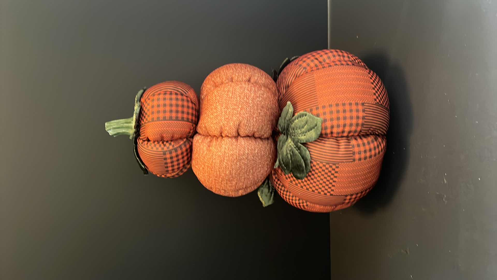 Photo 1 of FALL DECOR STACKED STUFFED PUMPKIN 15”H