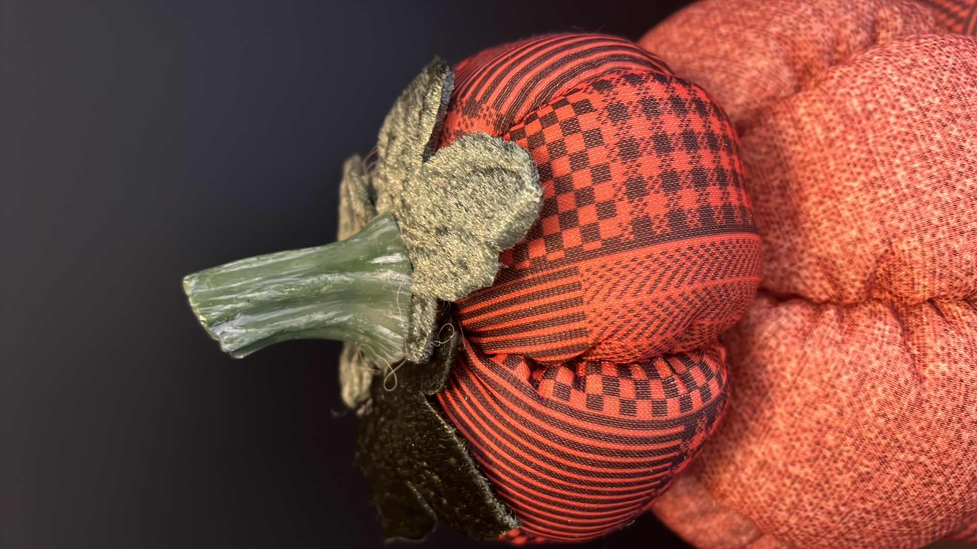 Photo 2 of FALL DECOR STACKED STUFFED PUMPKIN 15”H