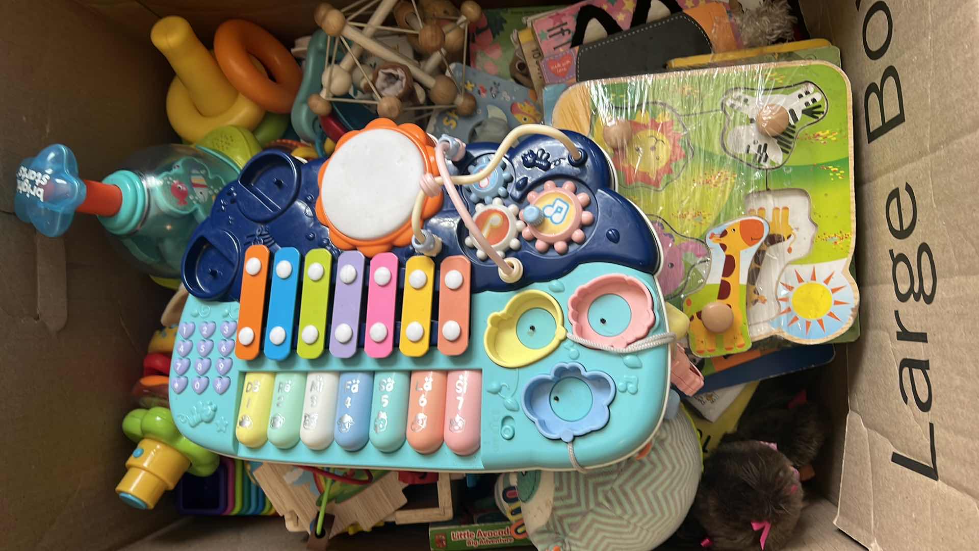 Photo 1 of ASSORTED KIDS TOYS. CONTENTS OF BOX