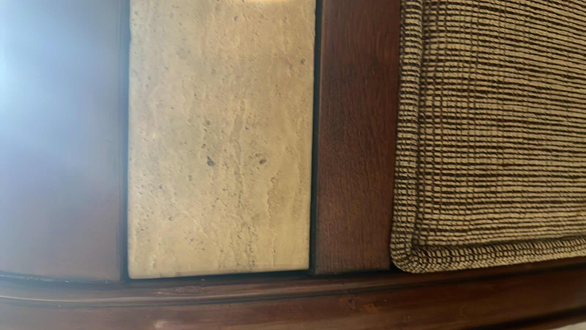 Photo 1 of DINING ROOM CHAIRS. WITH MARBLE INLAY. 5 TOTAL IN SET, EACH SOLD SEPARATLE. MATCHES TABLE THAT IS SOLD SEPARATELY