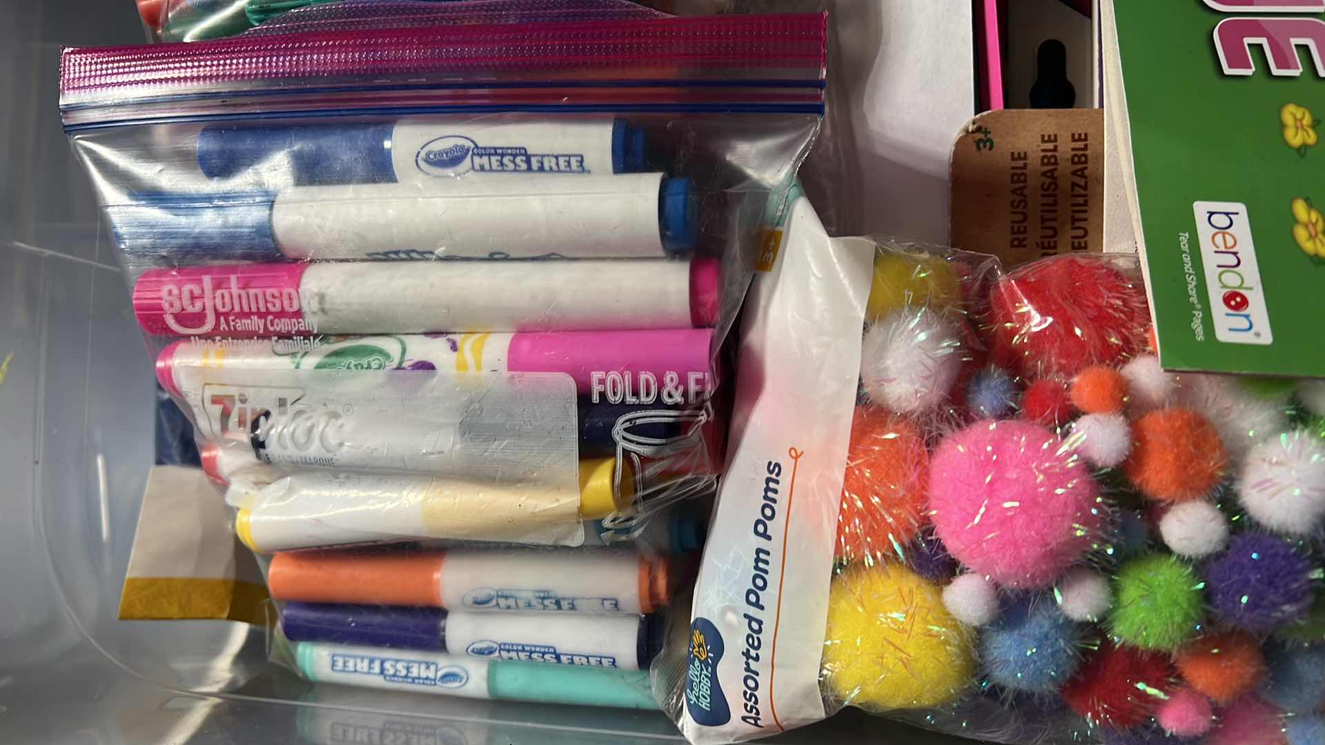 Photo 3 of CONTENTS OF BOX. KIDS CRAFTS