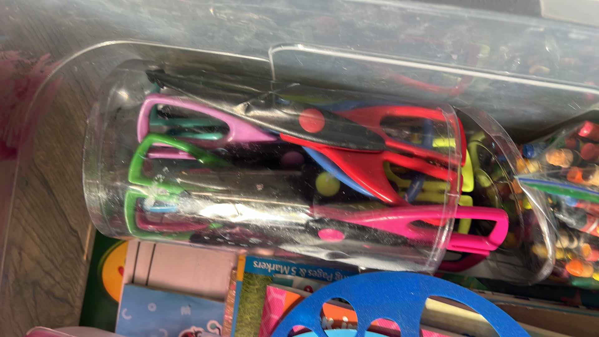 Photo 2 of CONTENTS OF BOX. KIDS CRAFTS