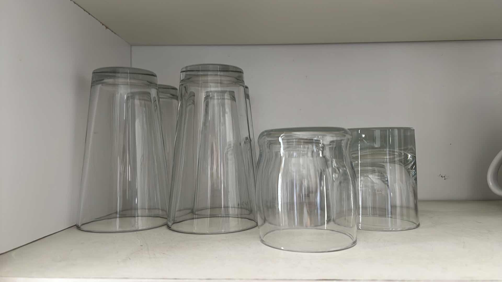 Photo 1 of GLASSES CONTENT OF SHELF