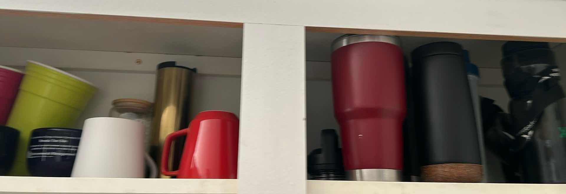 Photo 1 of CONTENTS OF SHELF-TUMBLERS