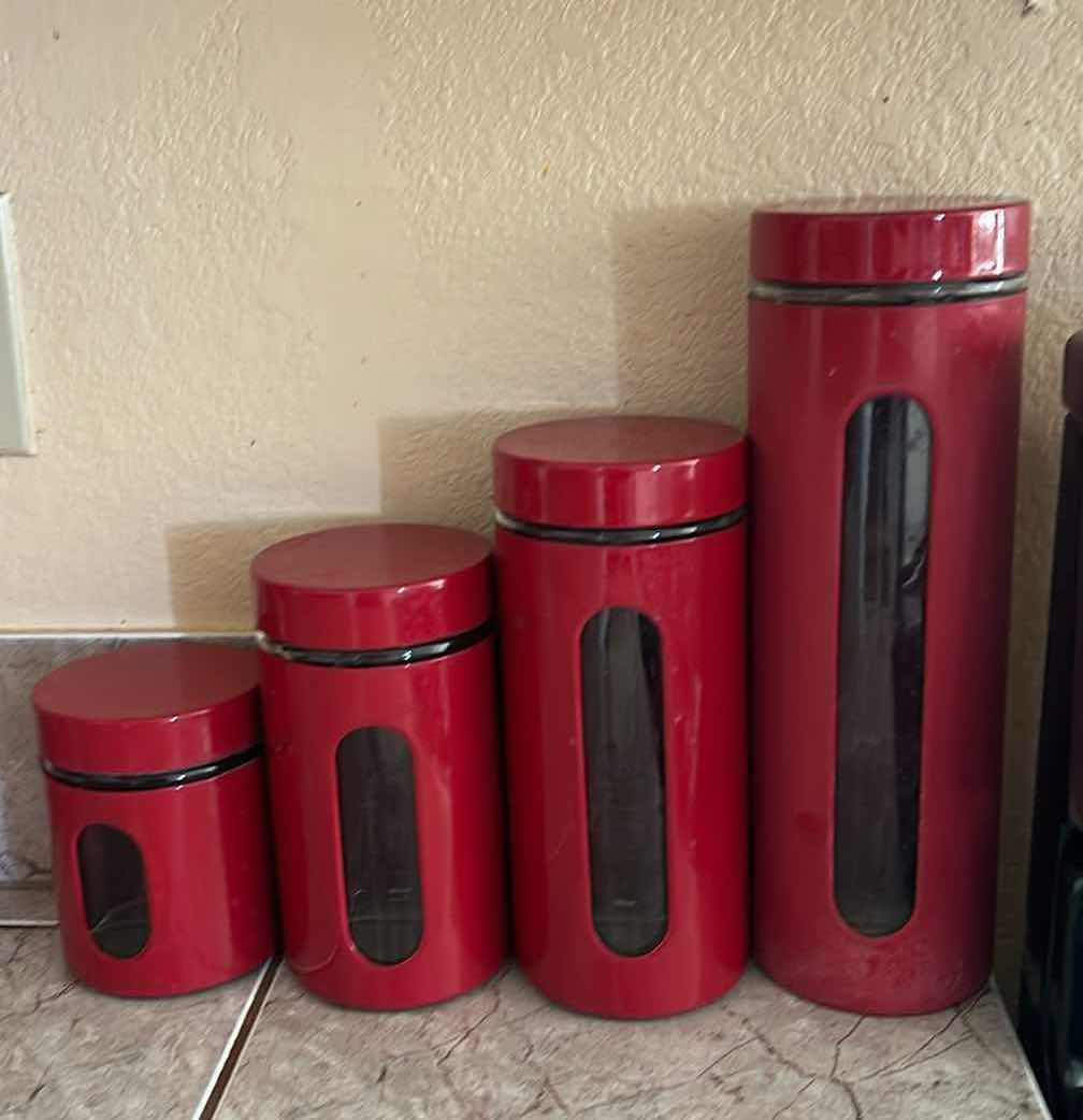 Photo 1 of 4-KITCHEN CANISTERS