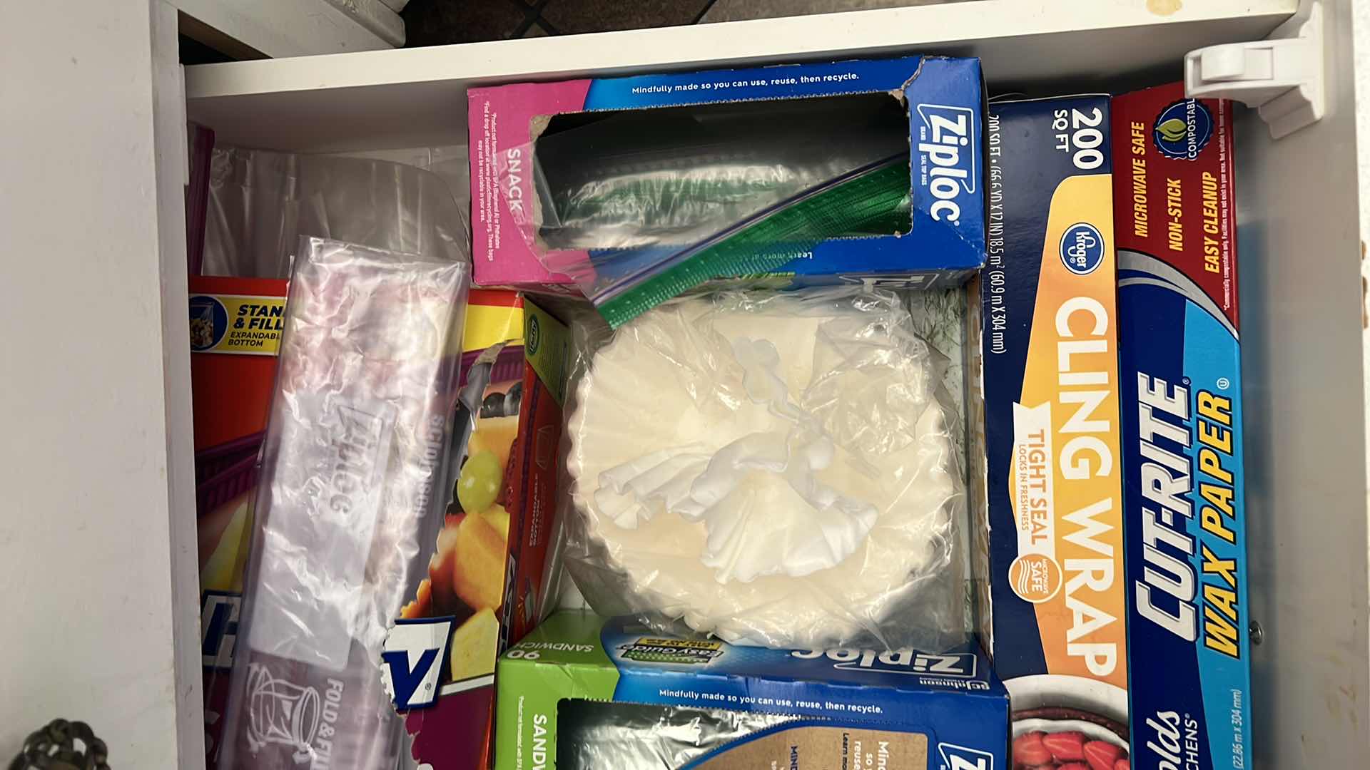 Photo 1 of CONTENTS OF KITCHEN DRAWER ZIPLOCK BAGS