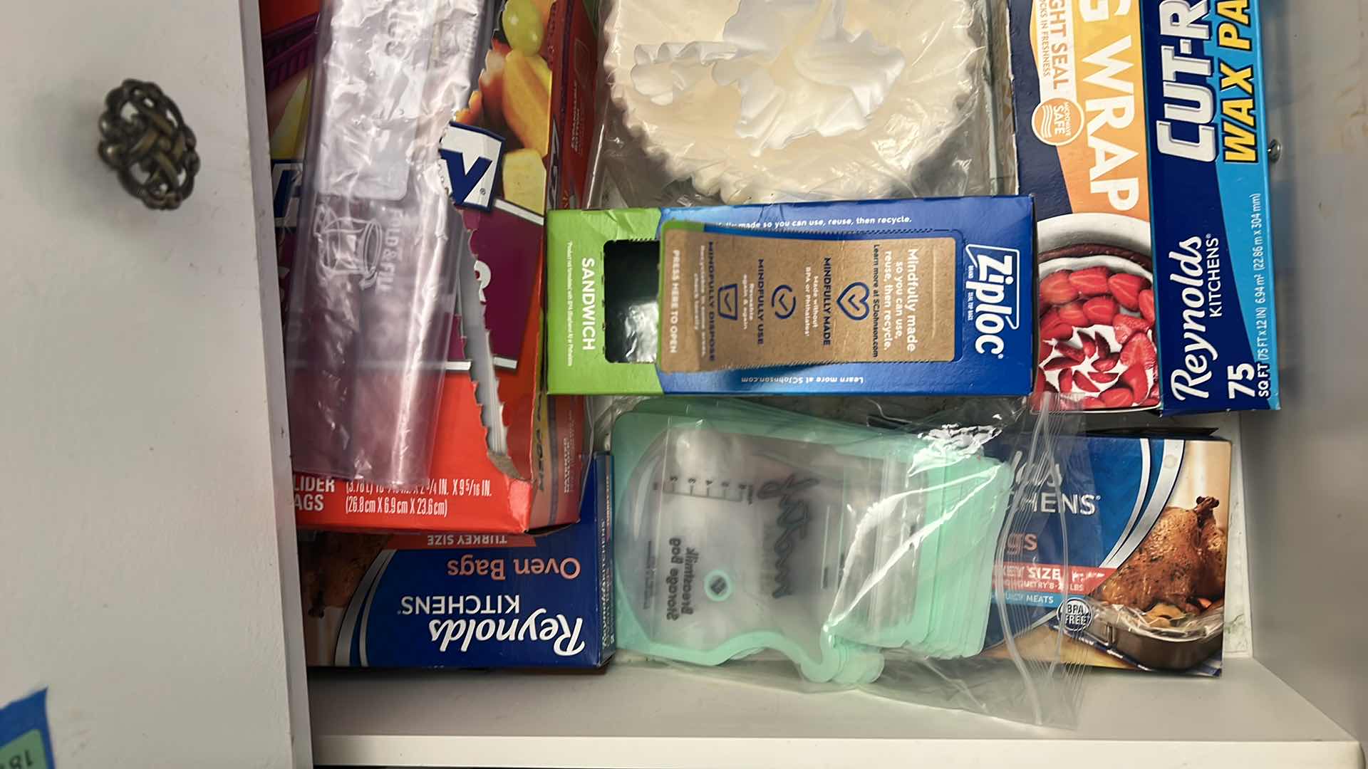 Photo 1 of CONTENTS OF KITCHEN DRAWER ZIPLOCK BAGS
