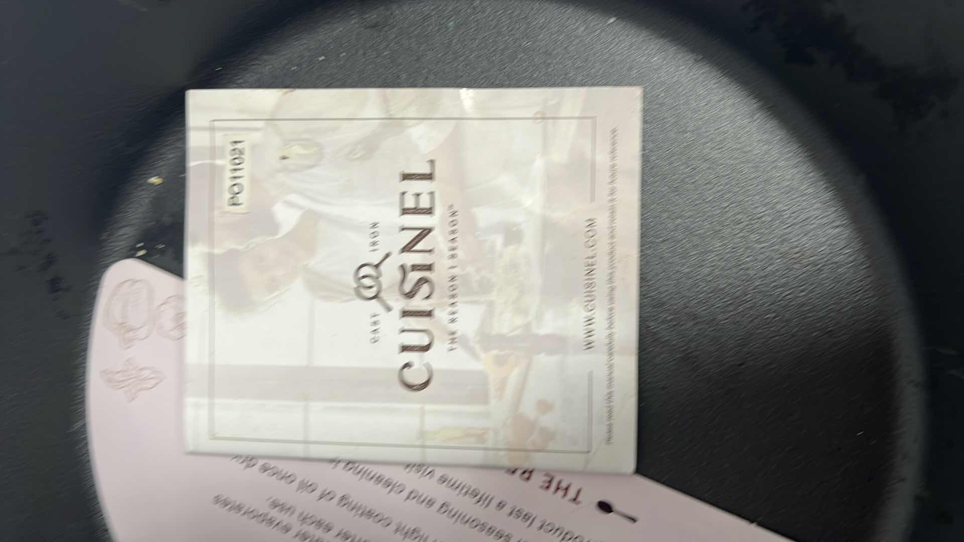 Photo 1 of CUISENEL CAST IRON 10” PAN NEVER USED