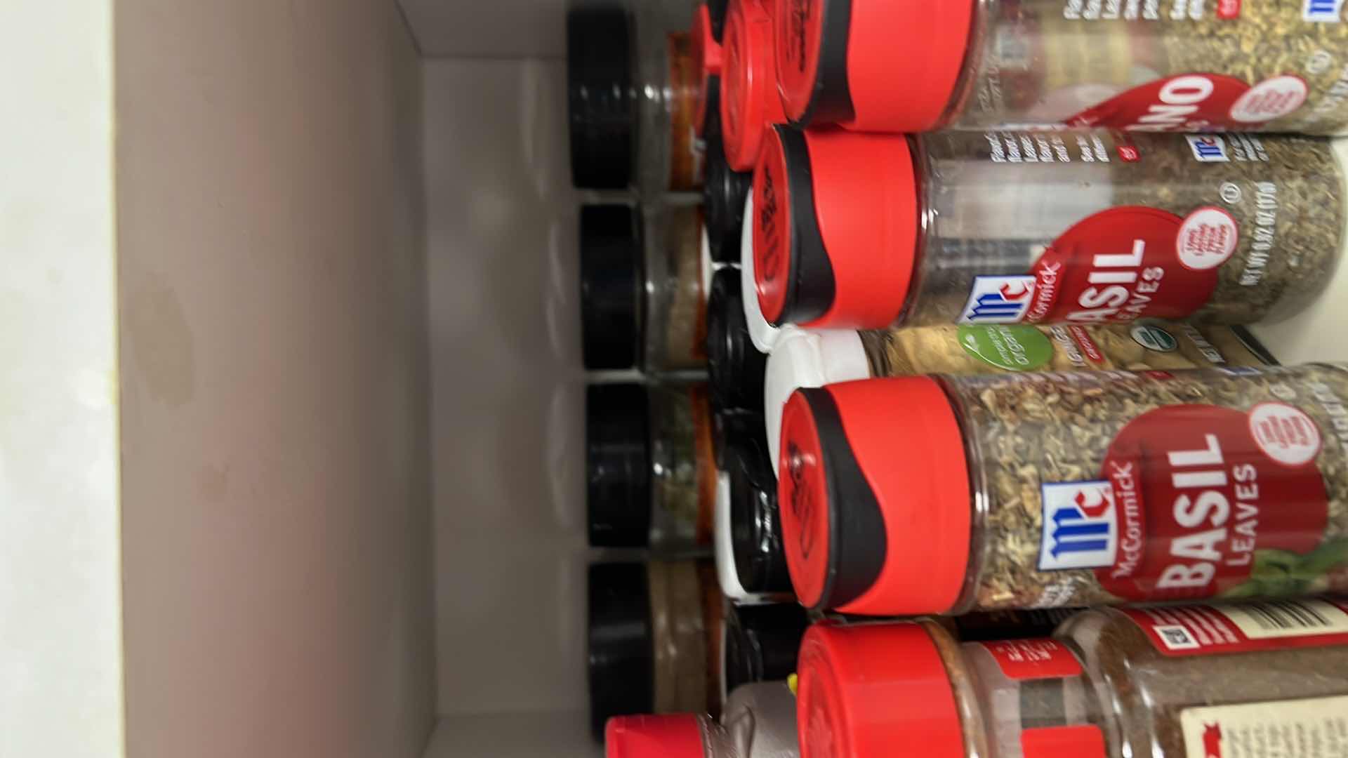 Photo 1 of CONTENTS OF SPICE CABINET