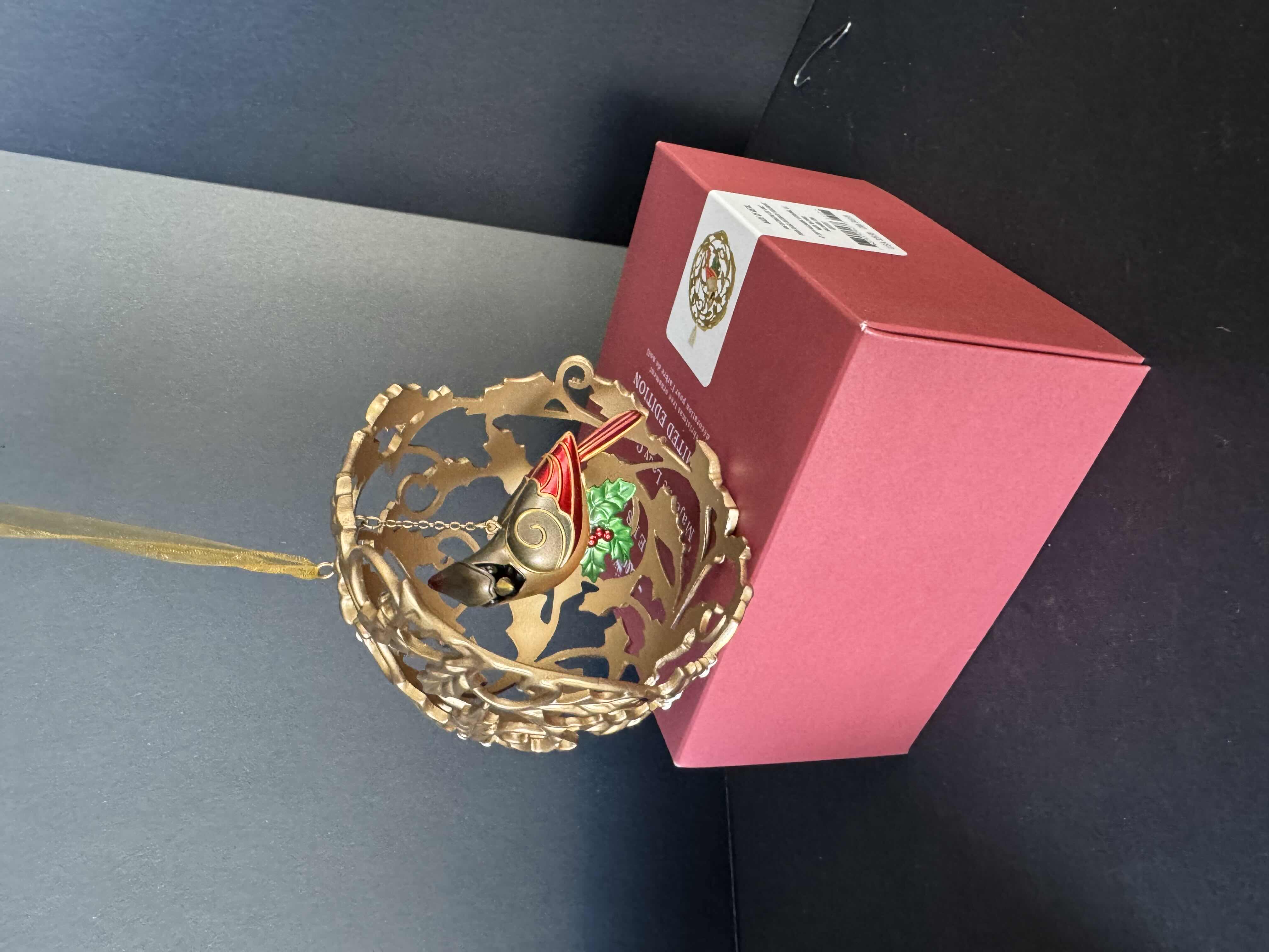 Photo 1 of HALLMARK KEEPSAKE CHRISTMAS TREE ORNAMENT LIMITED EDITION MAJESTIC LADY CARDINAL