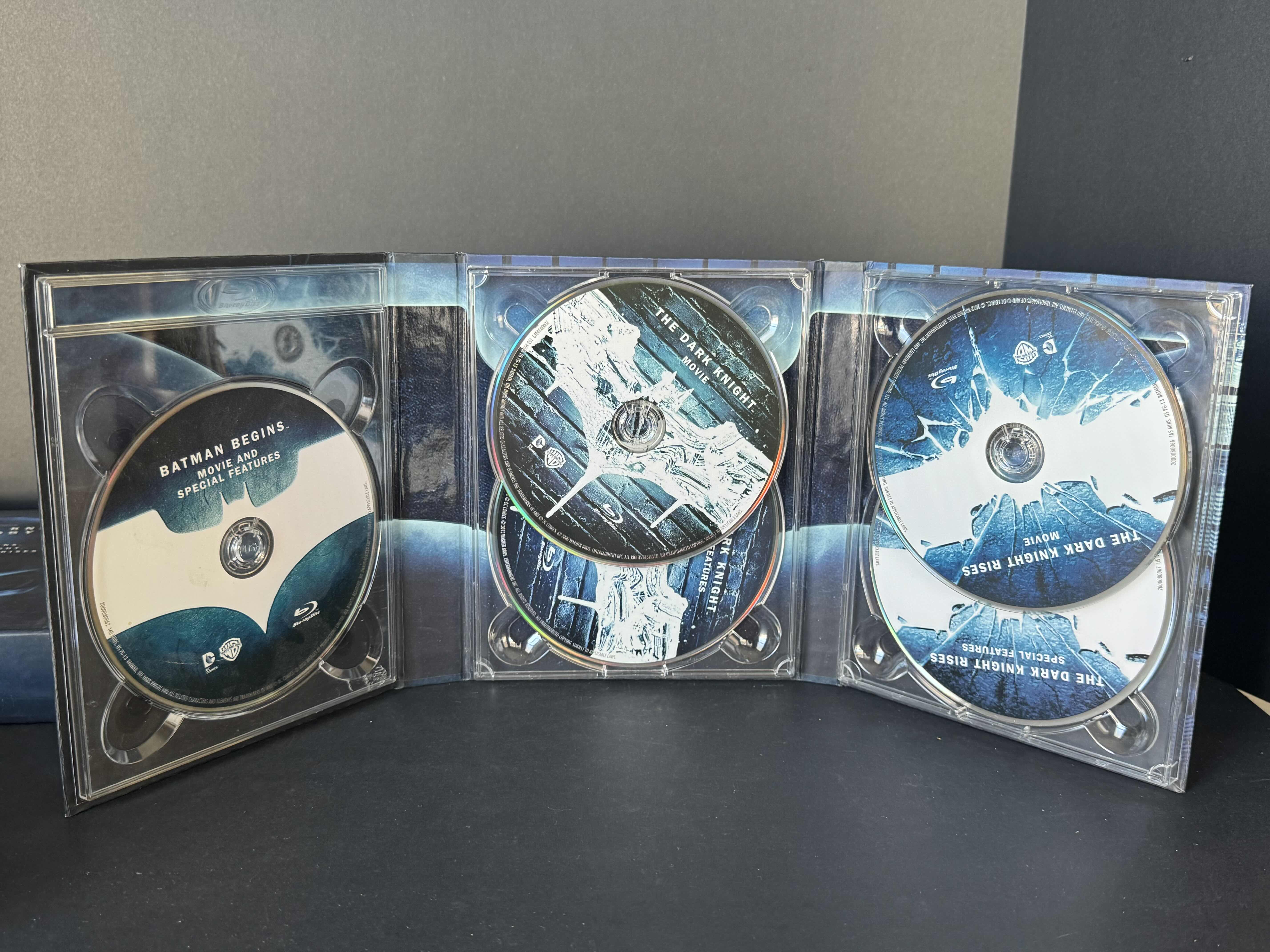 Photo 1 of DVD-THE DARK KNIGHT TRILOGY, BATMAN BEGINS, THE DARK KNIGHT, THE DARK KNIGHT RISES