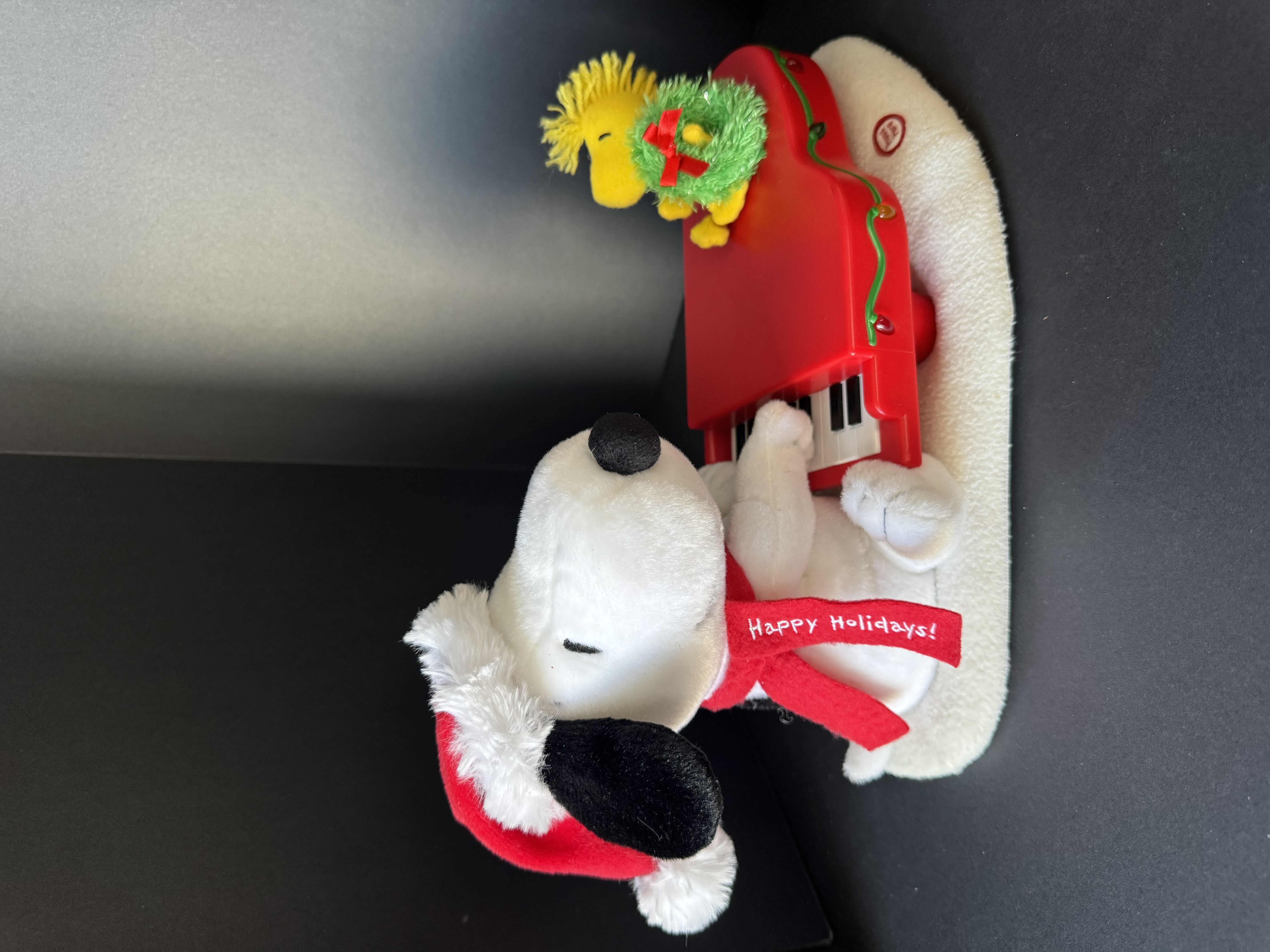 Photo 1 of ASSORTED HOLIDAY PLUSHIES-DISNEY, AND PEANUTS. CHRISTMAS DECOR.