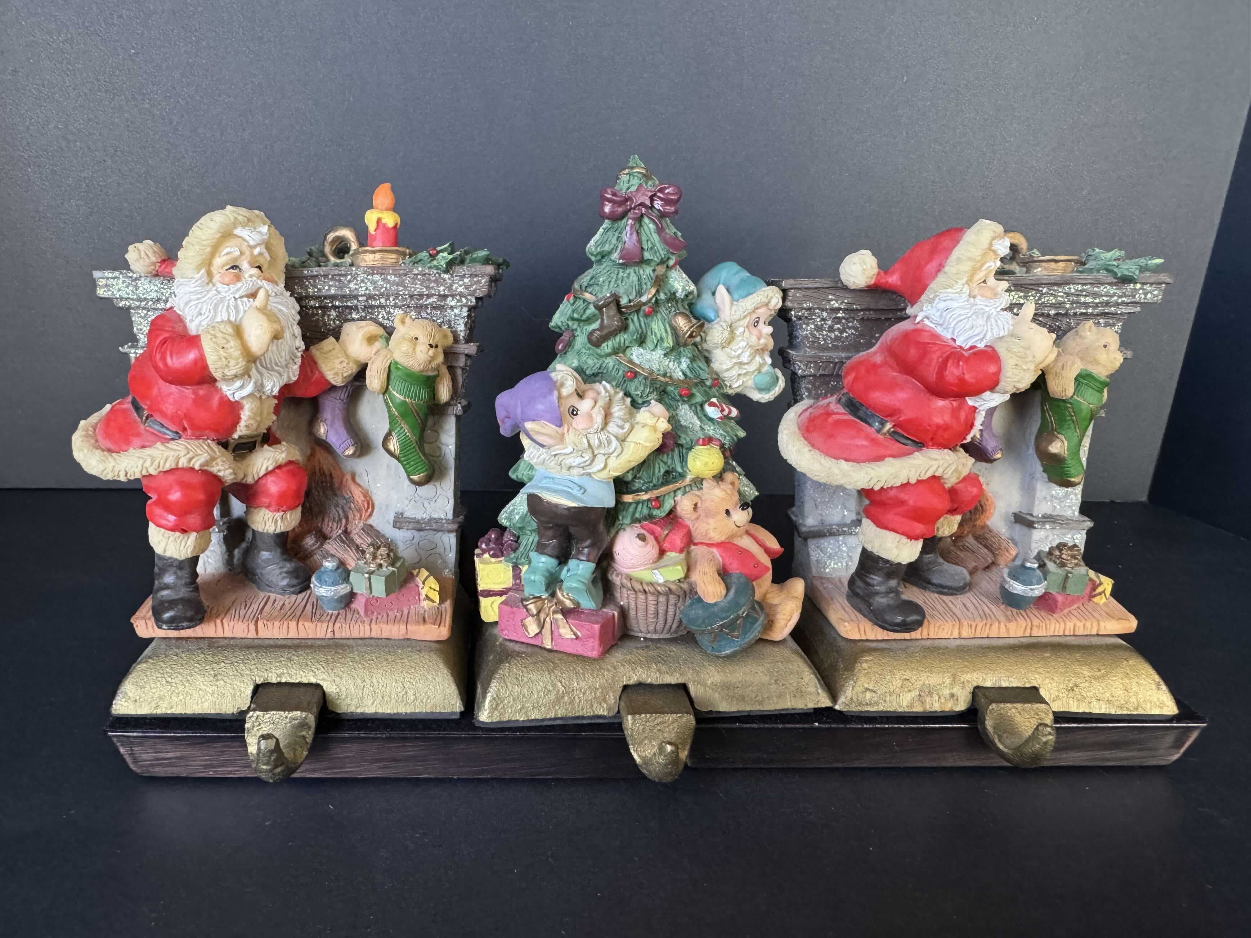 Photo 1 of DECORATIVE STOCKING HANGERS, STOCKING HOLDERS