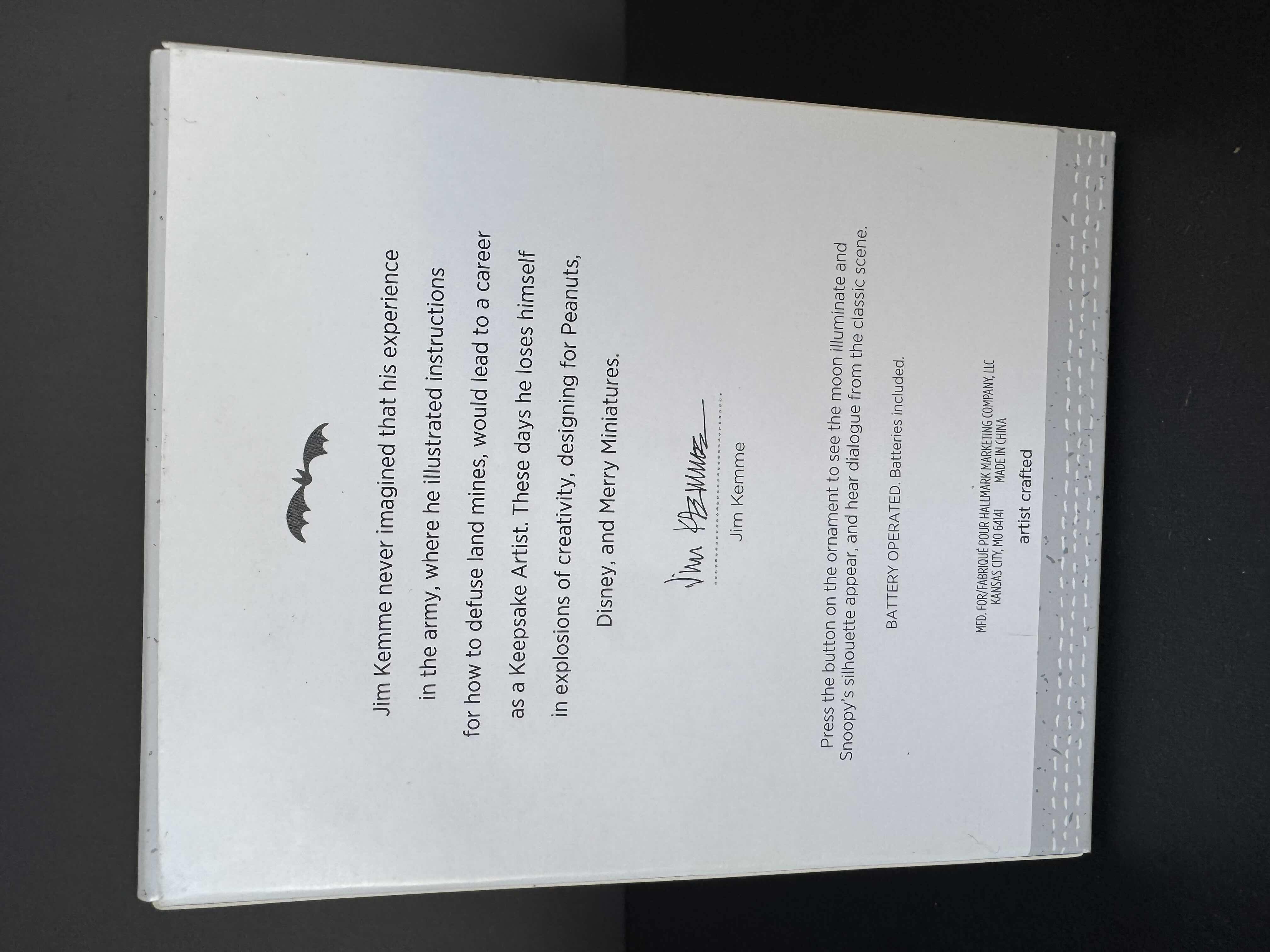 Photo 2 of 30
HALLMARK KEEPSAKE THE PEANUTS GANG “THE GREAT PUMPKIN RISES” HALLOWEEN ORNAMENT