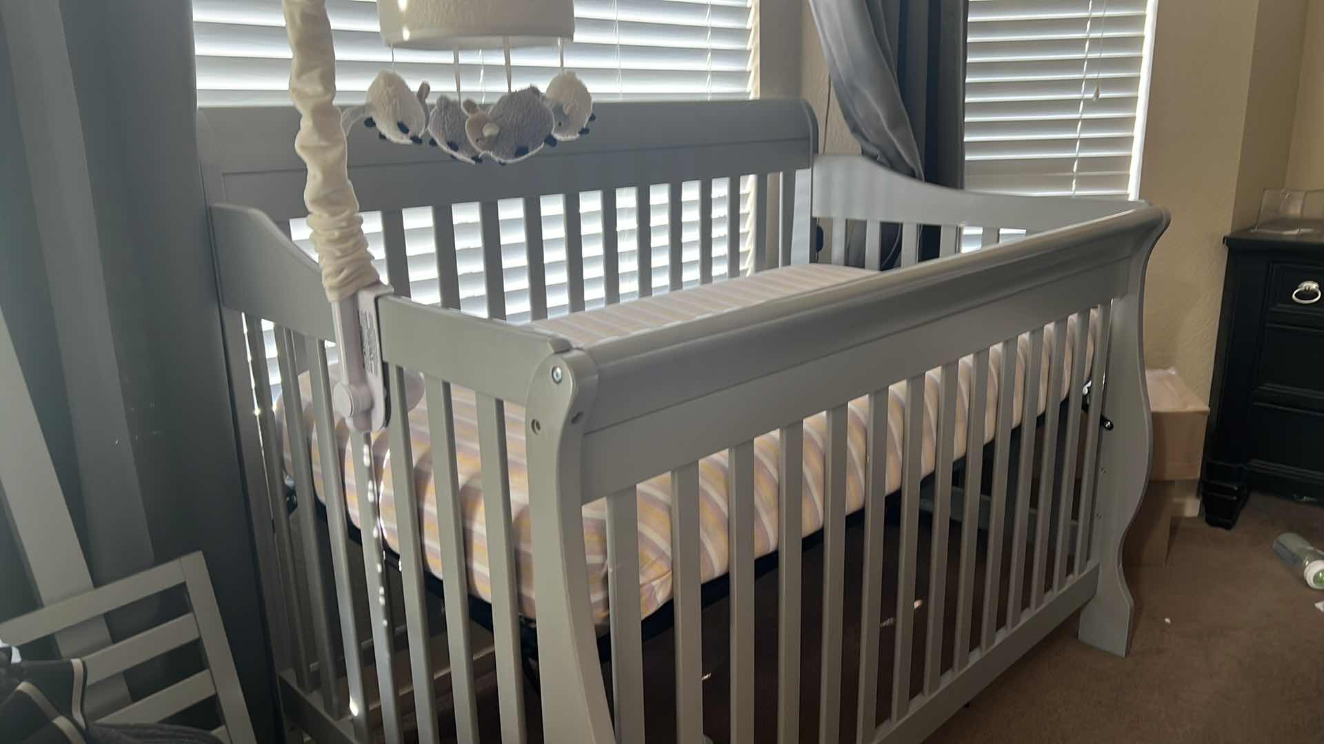 Photo 1 of GREY CONVERTABLE CRIB