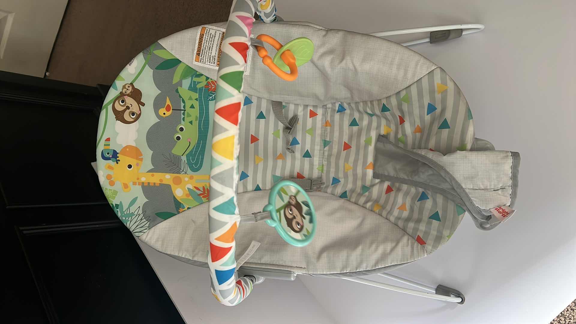 Photo 1 of BABY BOUNCY SEAT, WITH MOBILE.