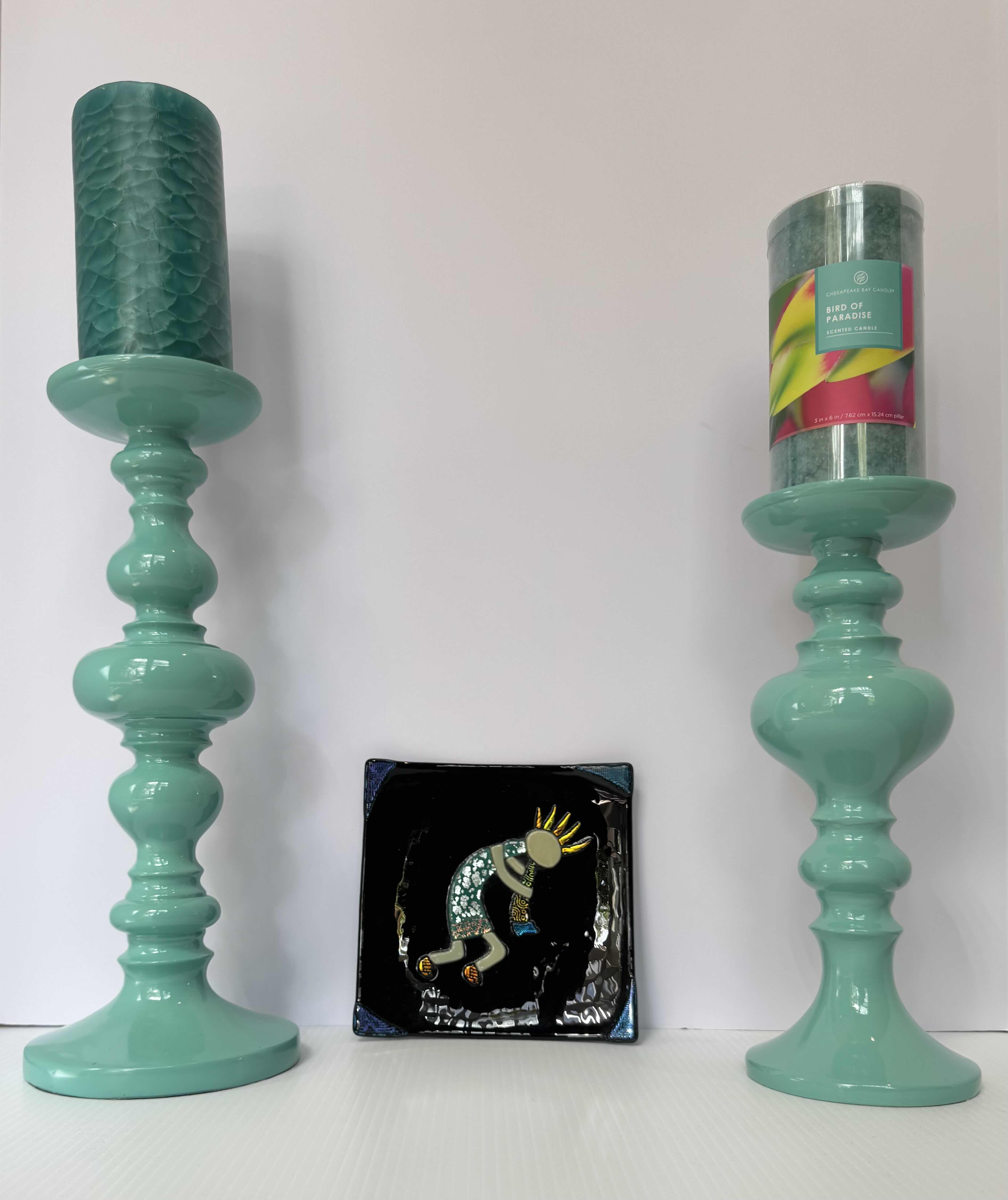 Photo 1 of DECORATIVE ITMES CANDLE HOLDERS, ARTWORK PLATE