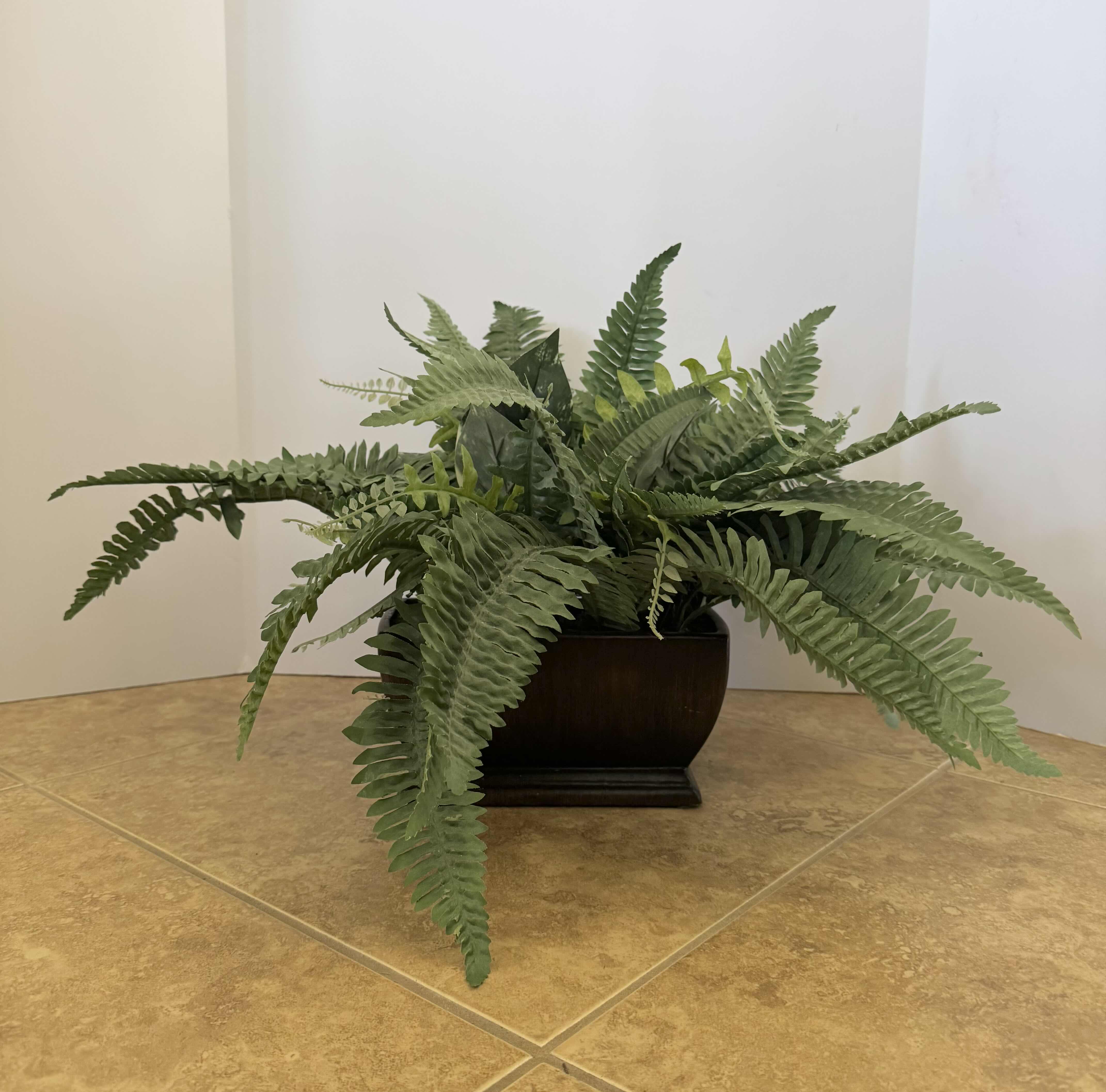 Photo 3 of DECORATIVE FAUX PLANTS, 2 ITEMS
33”H AND 15”H