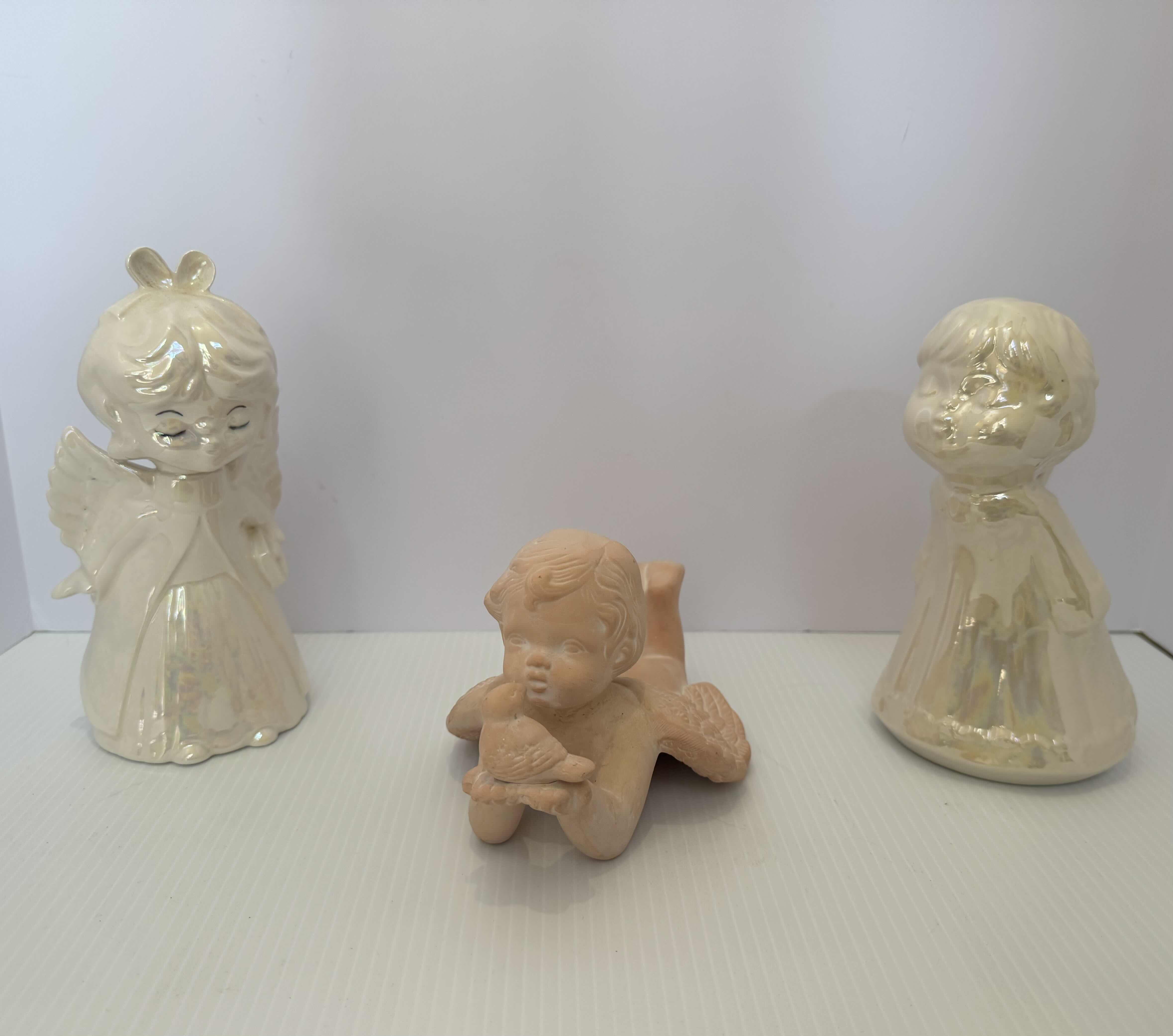 Photo 1 of ANGEL DECORATIVE TABLE PIECES, 3 ITEMS