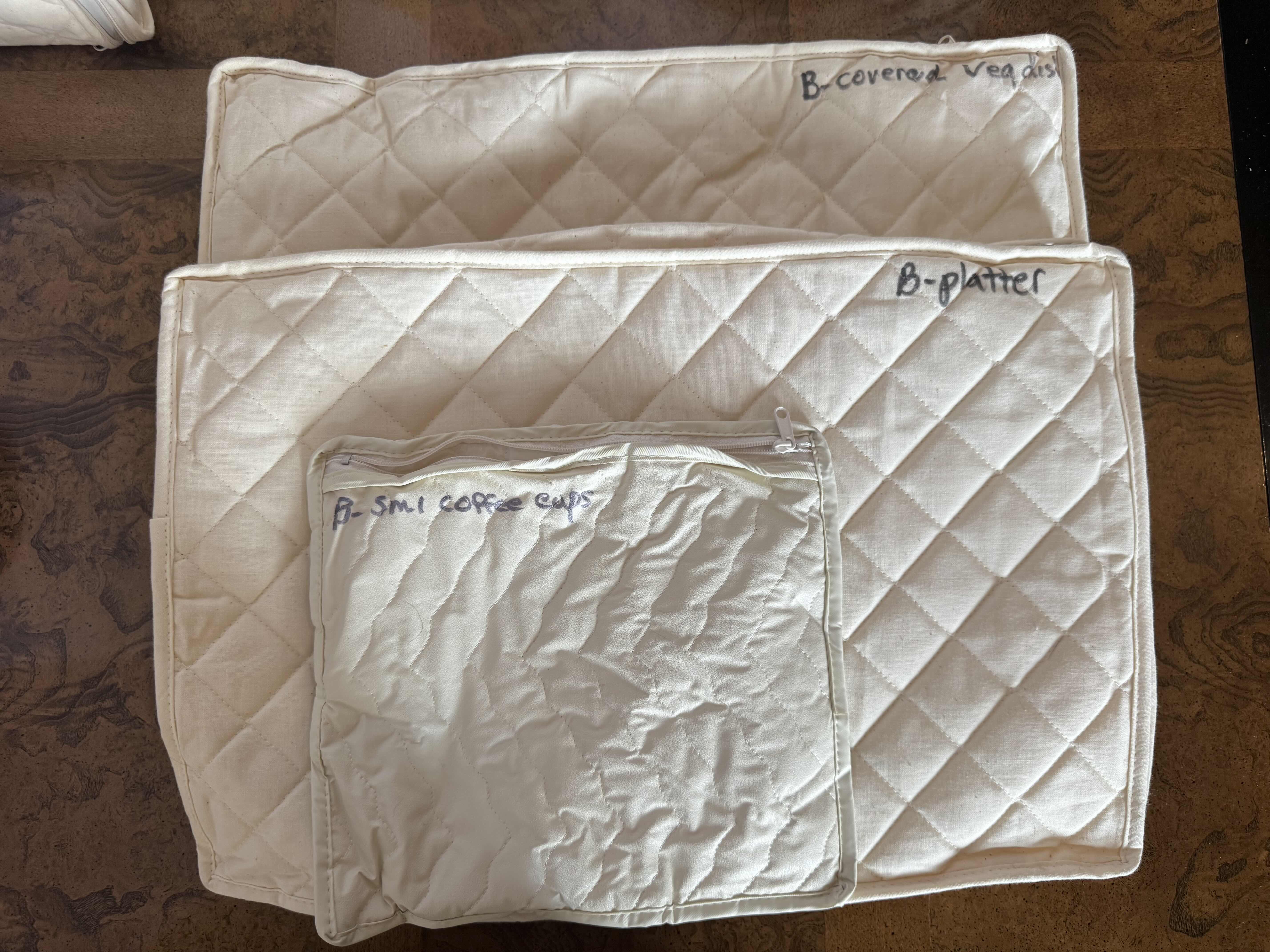 Photo 1 of 14 PIECE ASSORTED COVERS FOR FINE CHINA. COVERS ONLY