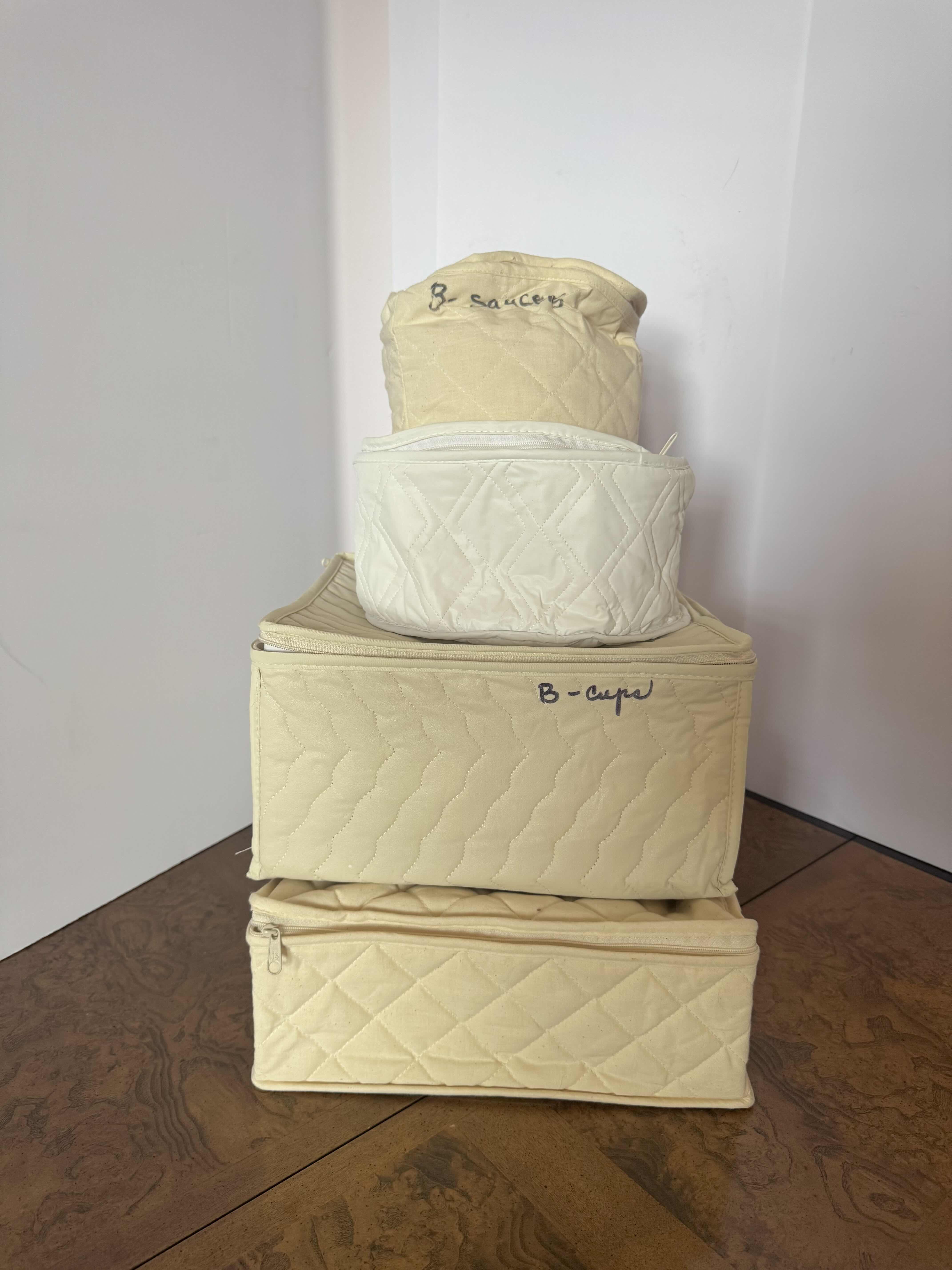 Photo 1 of 14 PIECE ASSORTED COVERS FOR FINE CHINA. COVERS ONLY