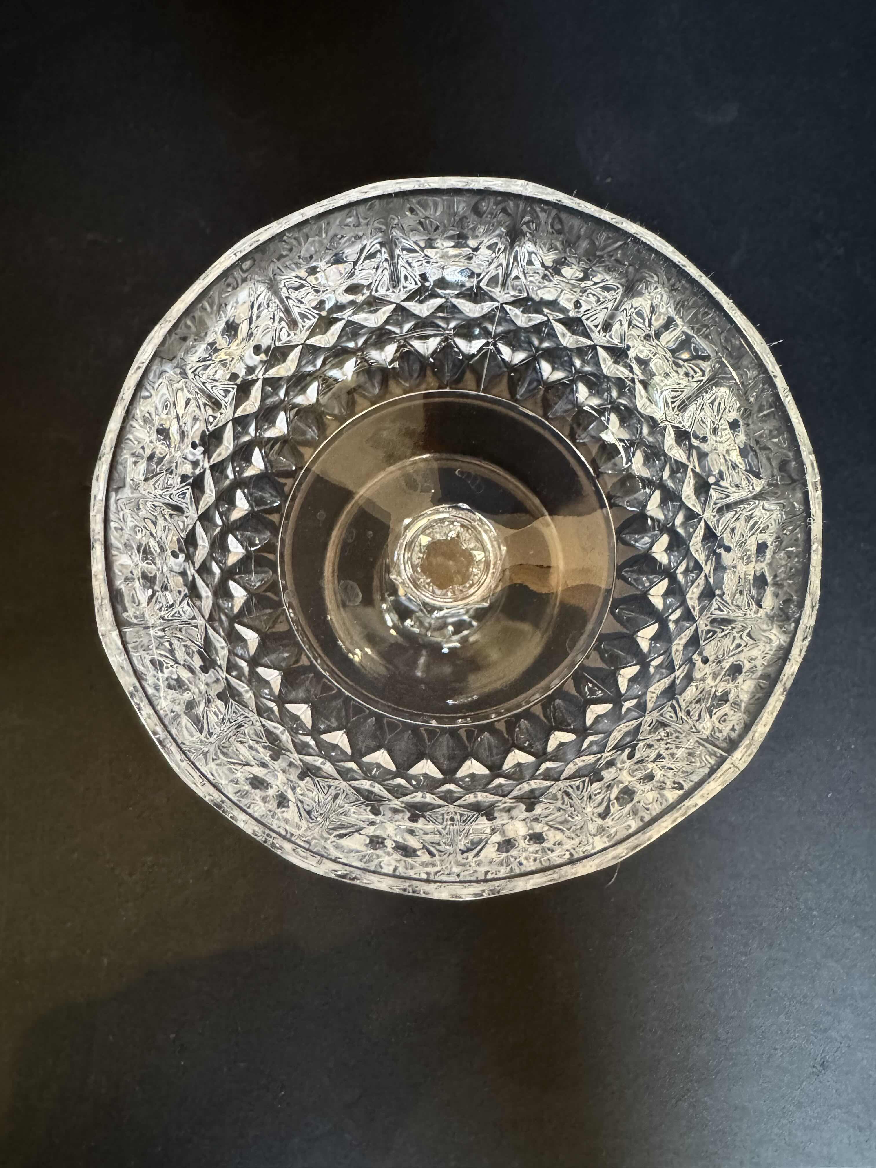 Photo 1 of CRYSTAL D’ARQUES LONGCHAMP DIAMAX DOUBLE OLD FASHIONED GLASS, 6 PIECES 
5.5”H X 3.5”D