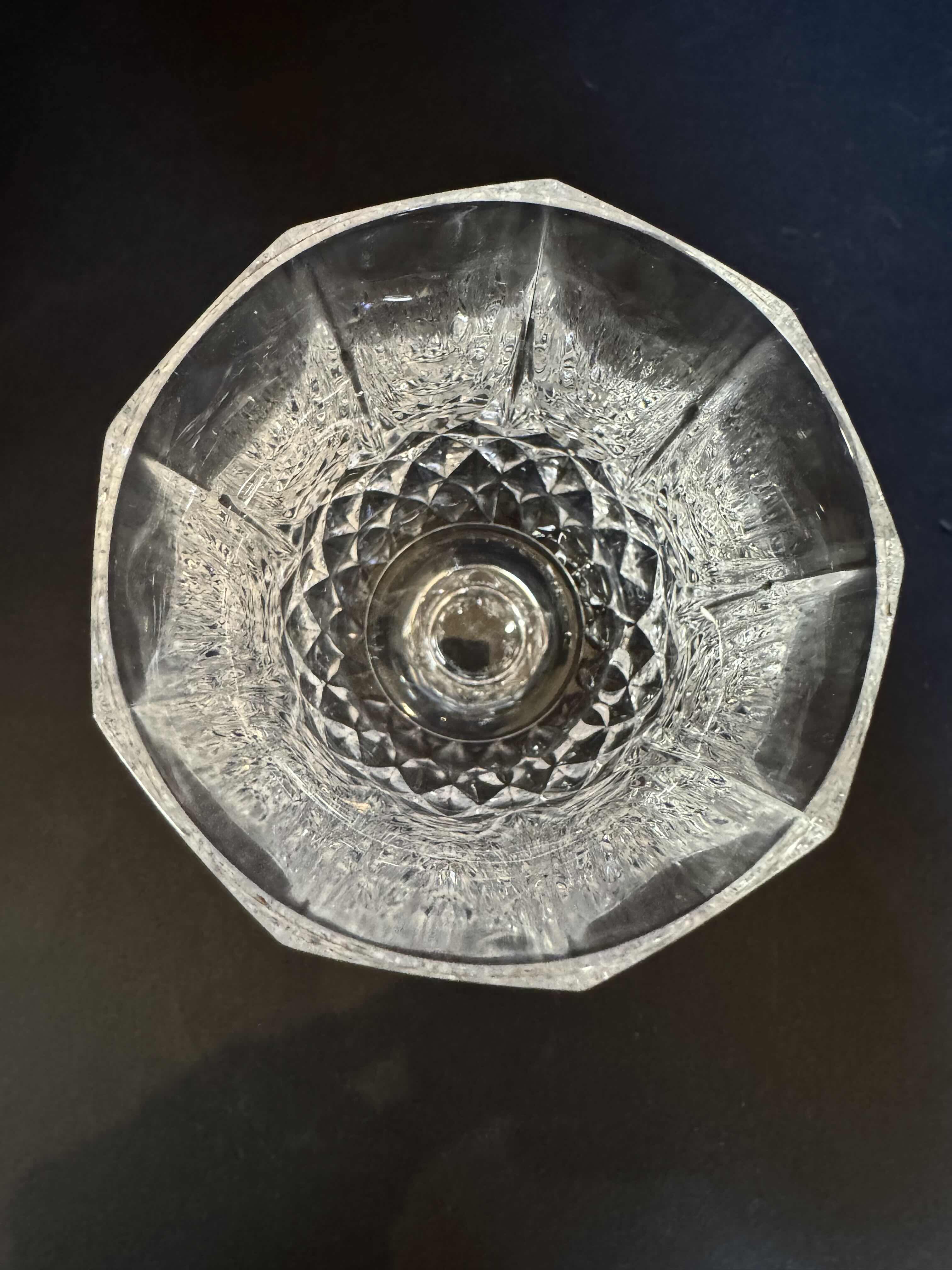 Photo 1 of 2-CRYSTAL D’ARQUES LONGCHAMP DIAMAX DOUBLE OLD FASHIONED GLASS, 3"D X 7"H
