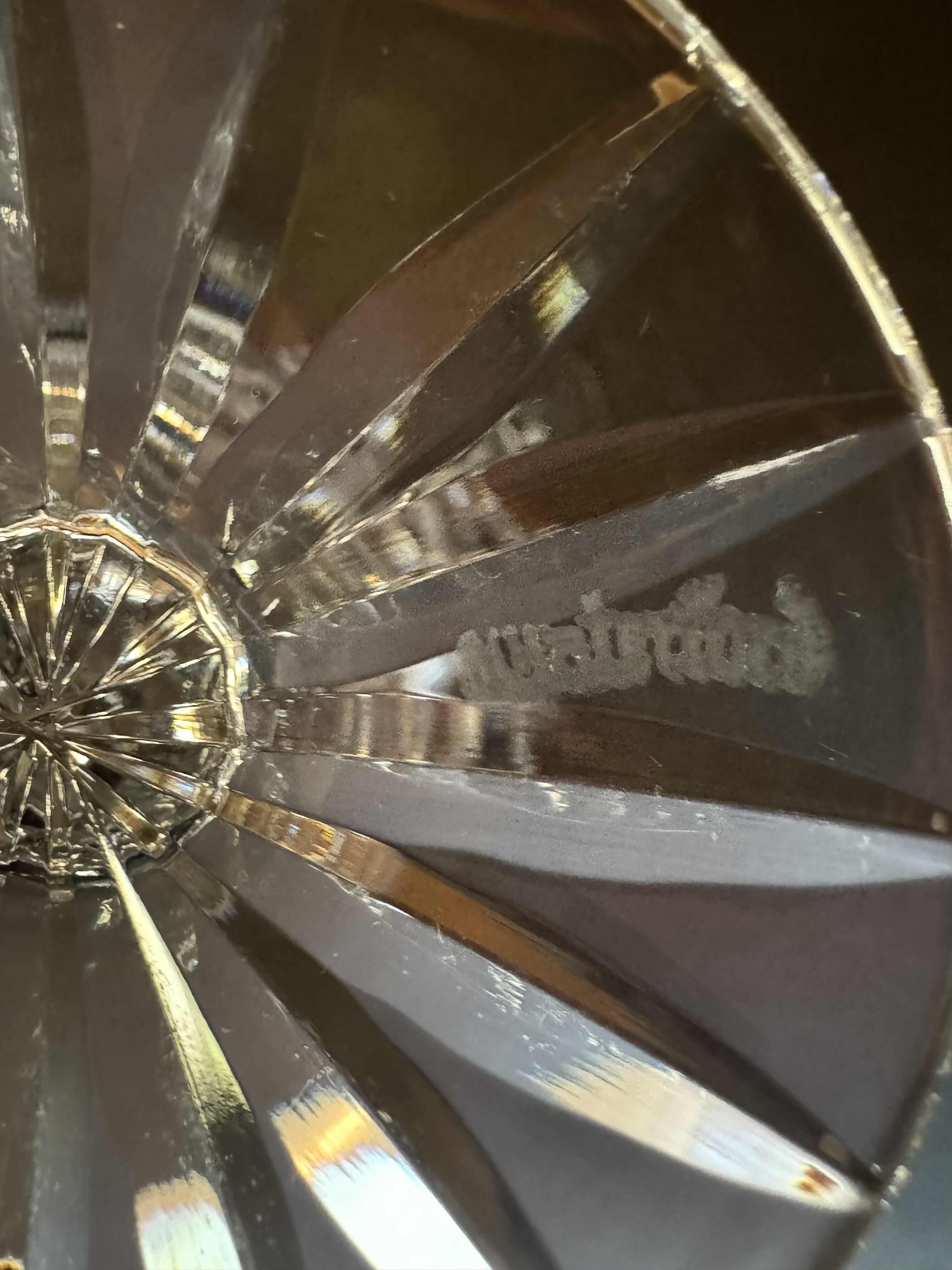 Photo 1 of 5-WATERFORD LISMORE CRYSTAL GLASS, 7.5"H
