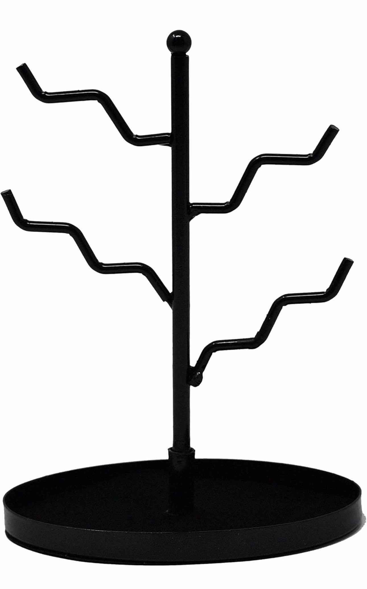 Photo 1 of BRAND NEW CASE OF ARAD 5" BLACK RING HOLDER ORGANIZER WITH 4 TWISTY STURDY BRANCHES. 20 PER CASE