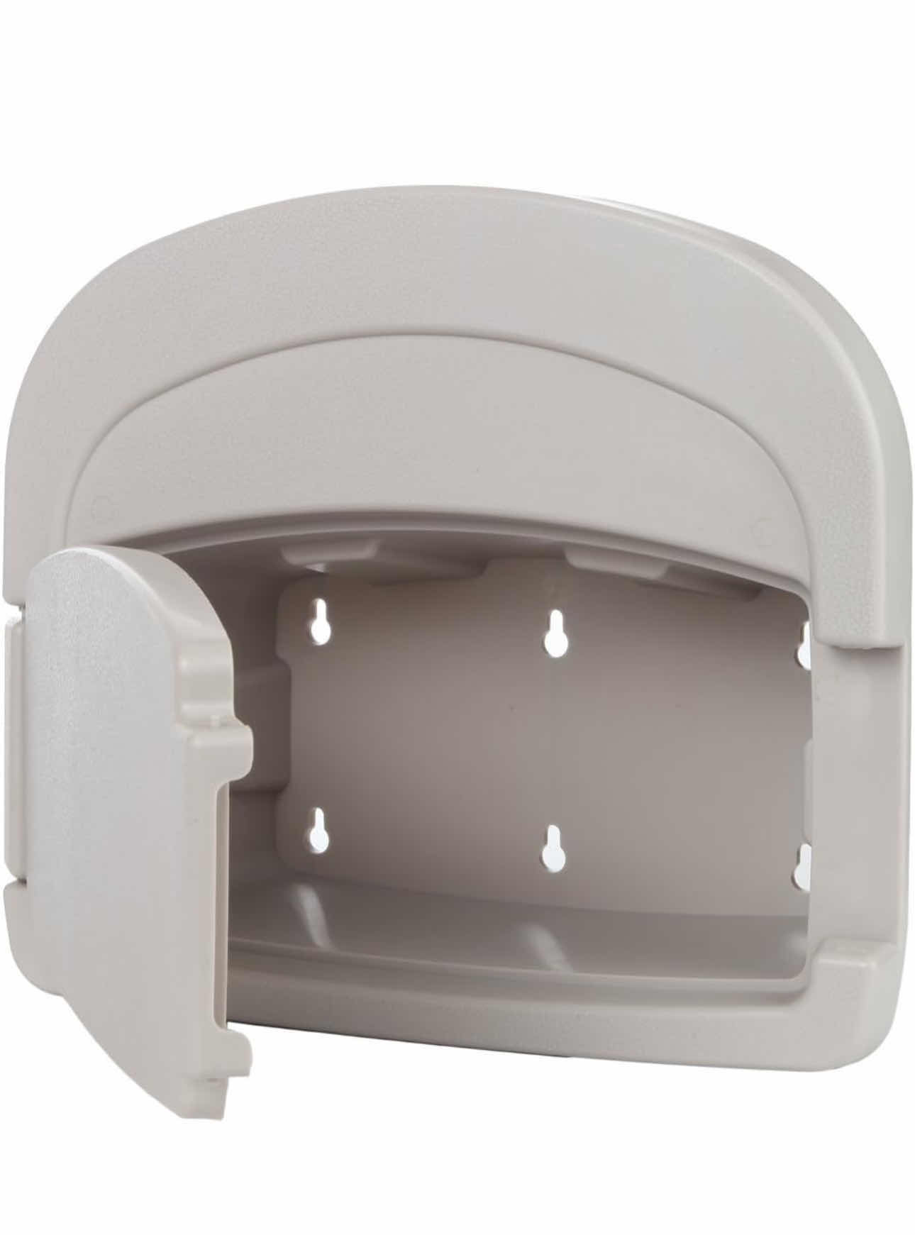 Photo 1 of BRAND NEW CASE OF 
HOME-X WALL MOUNT HOSE HOLDER, INCLUDES A COMPARTMENT FOR STORING HOSE  ATTACHMENTS, GREY (14" L x 12.5" H x 6" W)