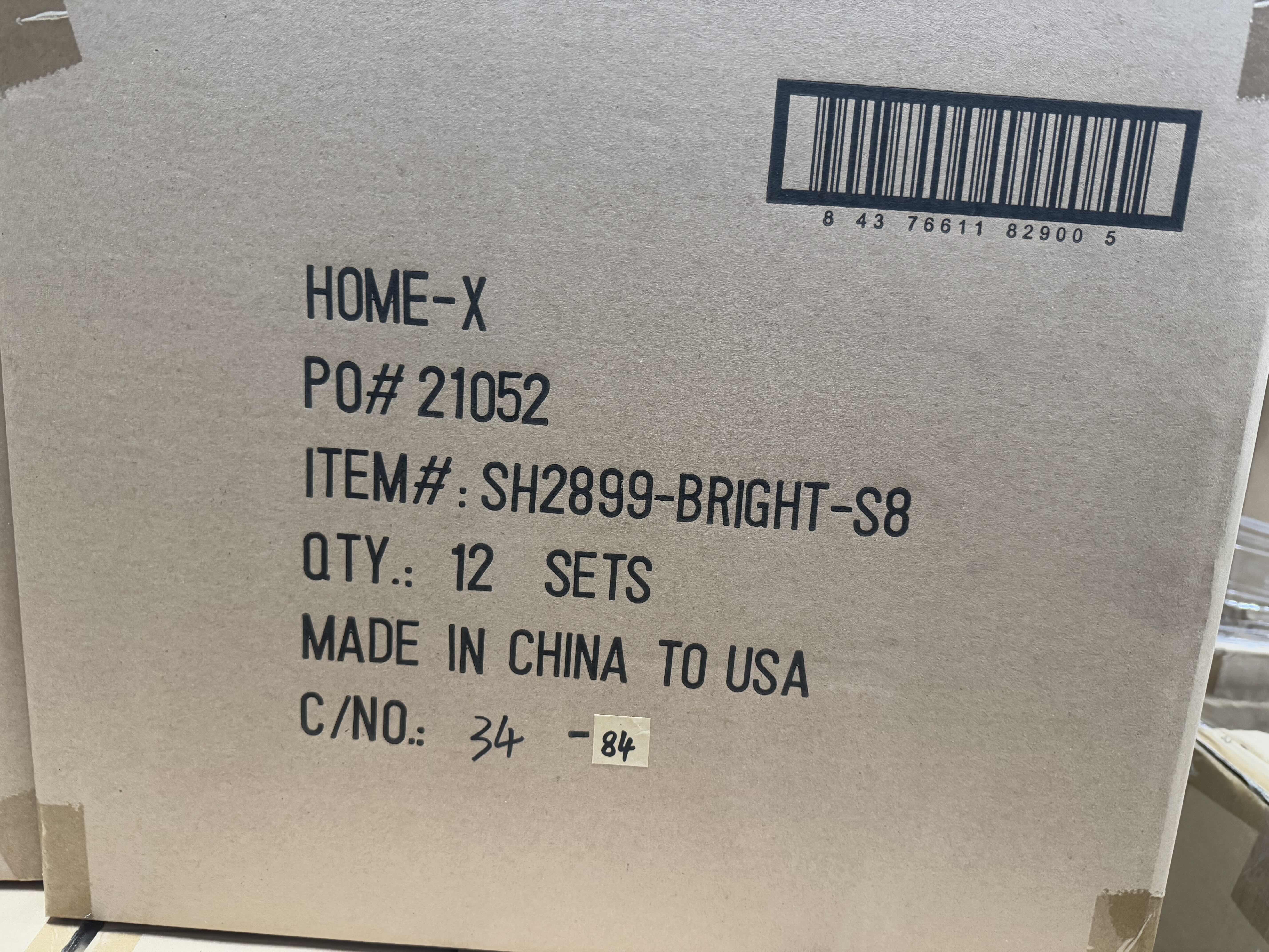 Photo 1 of BRAND NEW CASE OF HOME-X BRIGHTLY COLORED ALUMINUM BOWLS AND TUMBLERS SET OF 8, 4x METAL SERVING DISHES AND 4x OUNCE SHATTER RESISTANT DRINKING CUPS